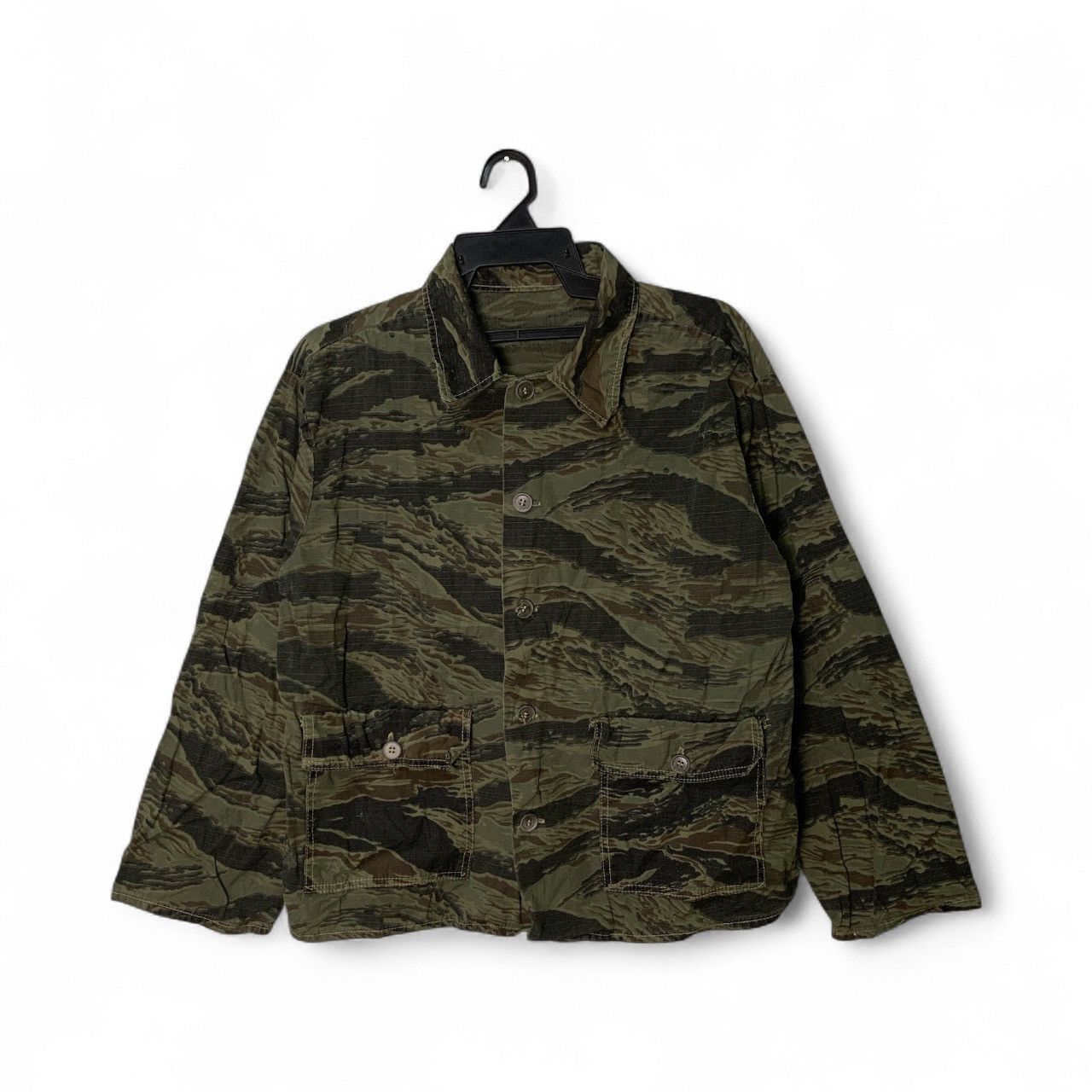 Other Rare Design Tiger Stripe Military Coats Size L / US 10 / IT 46 - 1 Thumbnail