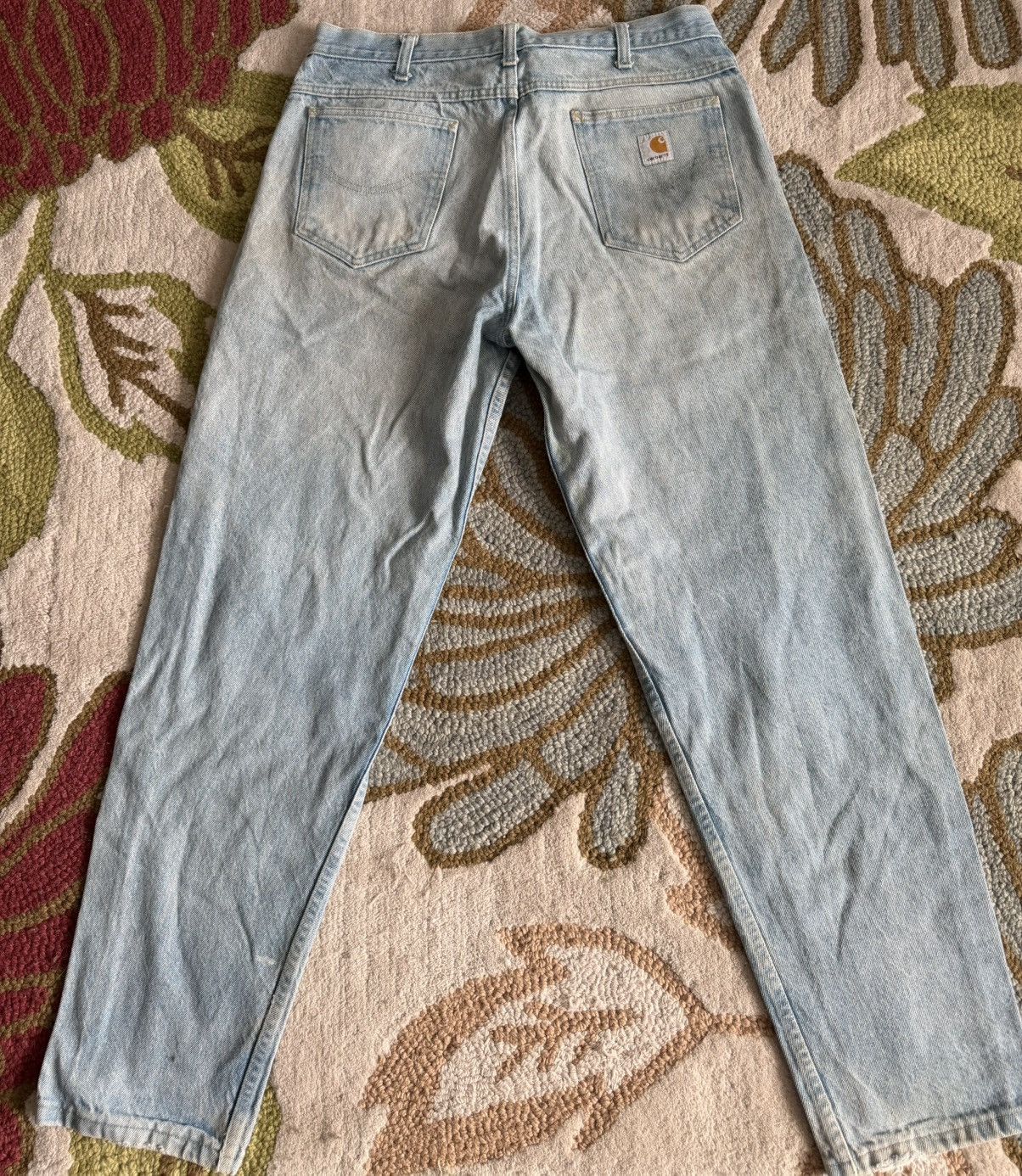 Carhartt light blue carhartt jeans size 34x31 Size US 34 / EU 50 - 5 Thumbnail