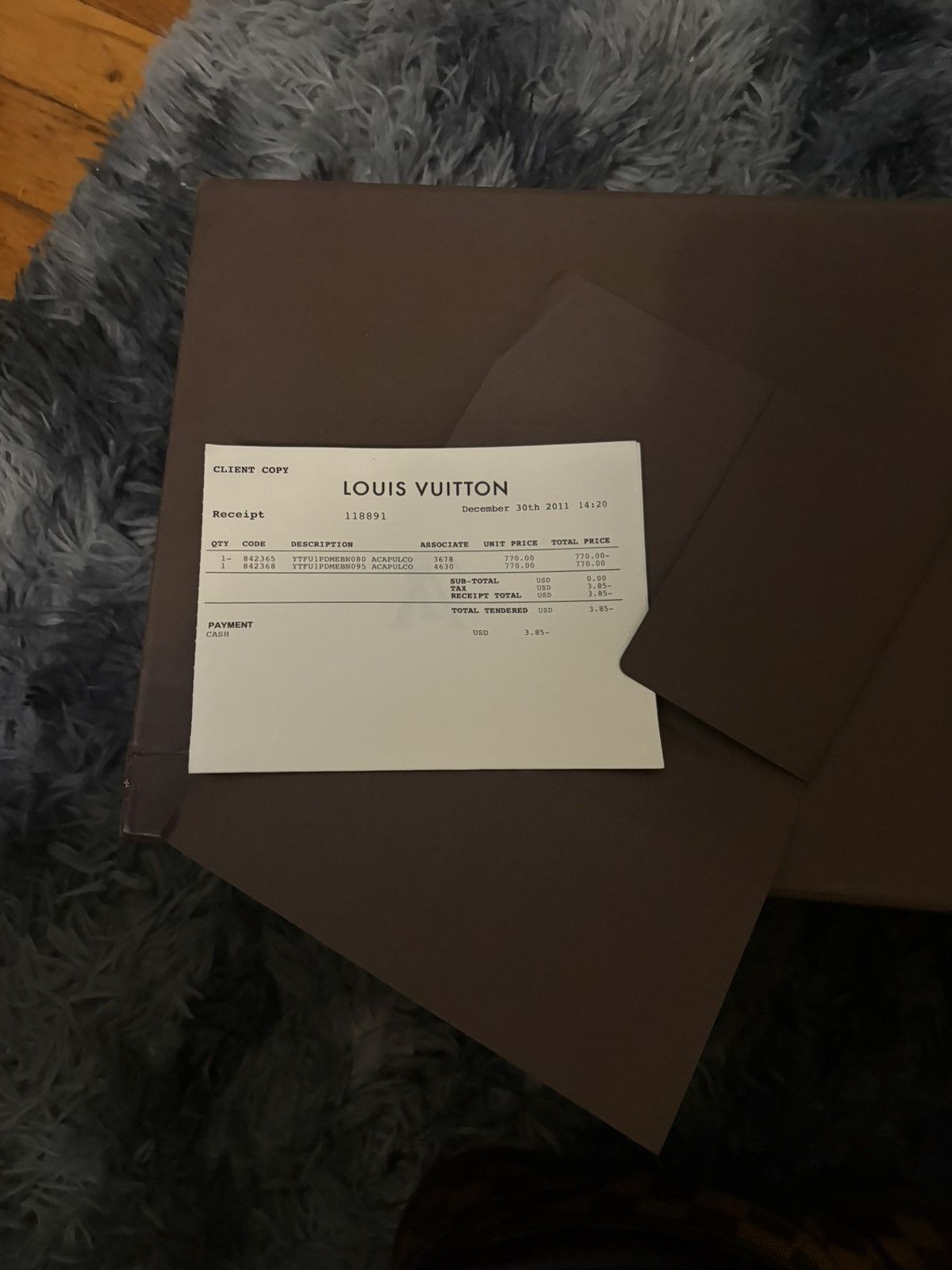 Louis Vuitton Louis Vuitton Acapulco Damier Ebene canvas mid-top sneakers Size US 9.5 / EU 42-43 - 9 Thumbnail