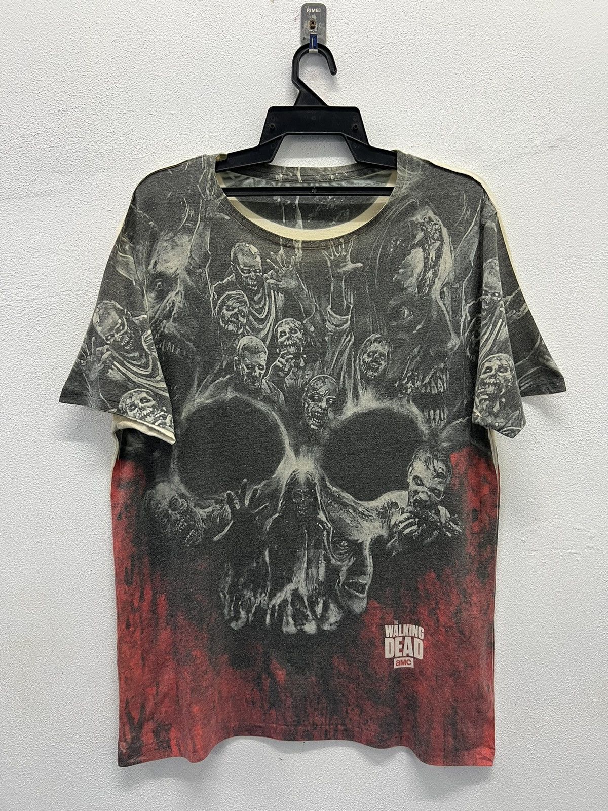 VINTAGE THE WALKING DEAD AMC FULL PRINT SHIRT