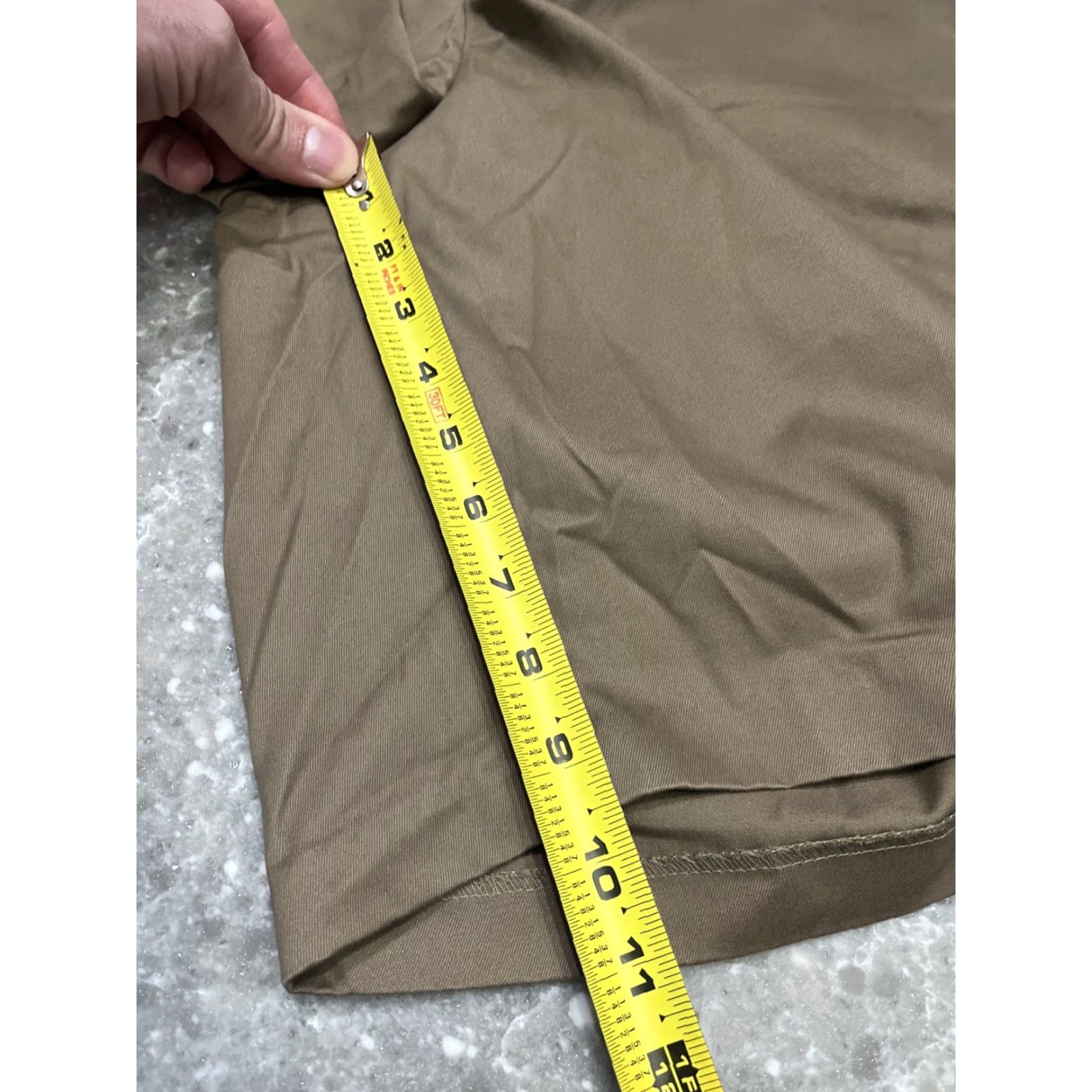 Nordstrom Nordstrom Beige Flat Front Shorts 30” Chino NWT Mens Size US 30 / EU 46 - 5 Thumbnail
