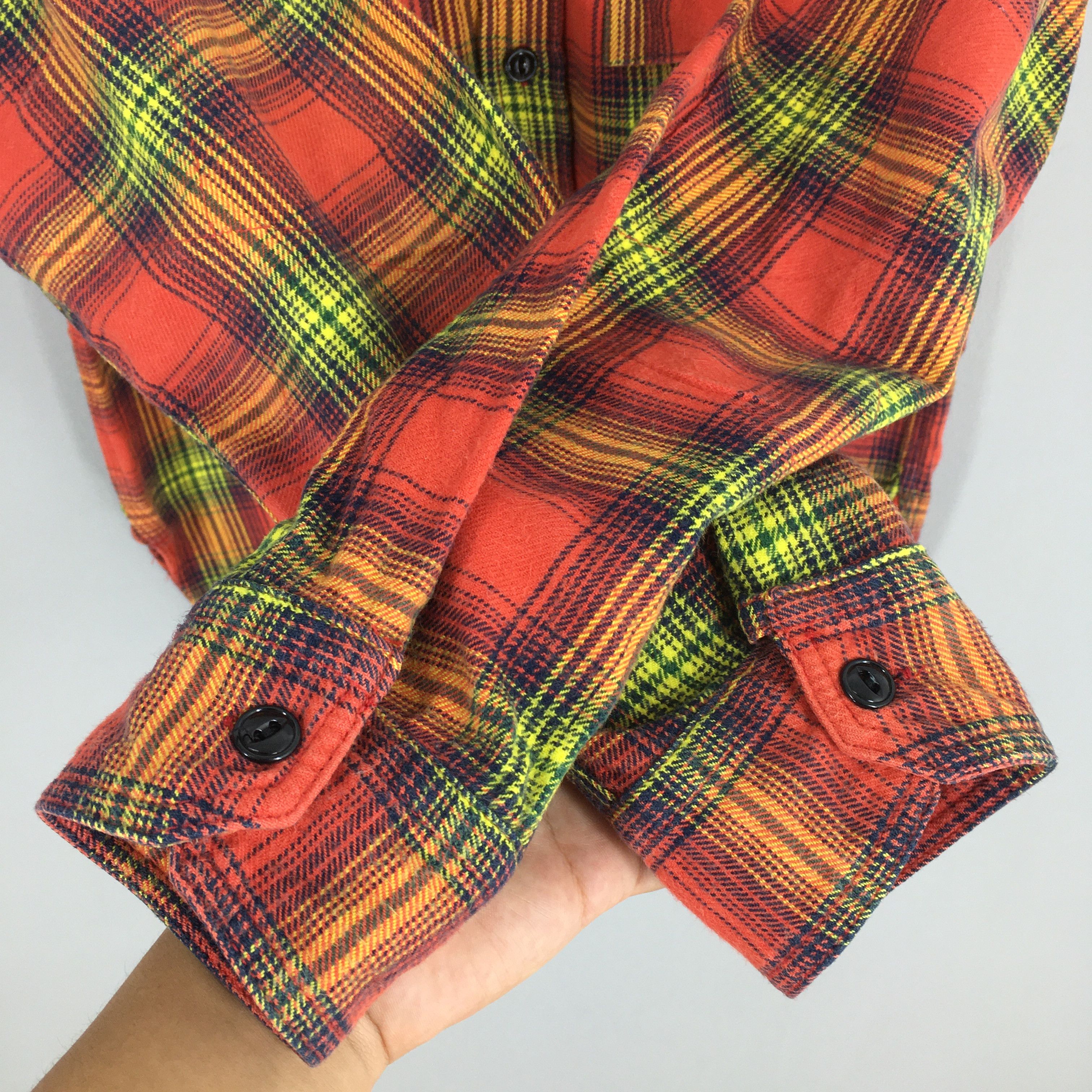 Engineered Garments Engineered Garments Japan Plaid Shadow Flannel Shirt Small Size US S / EU 44-46 / 1 - 5 Thumbnail