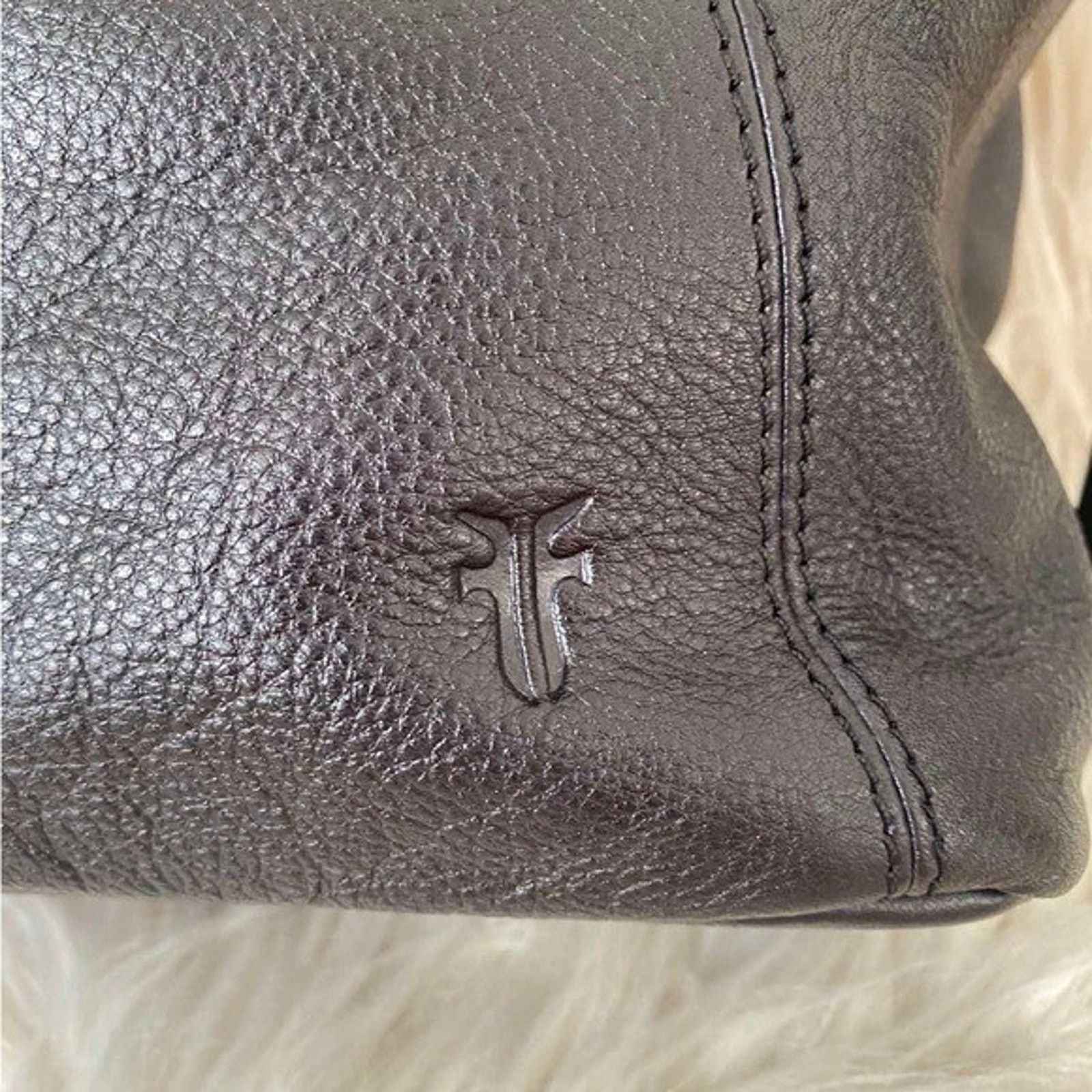 Frye Frye large Melissa gray shoulder bag large tote A000497 Size ONE SIZE - 11 Thumbnail