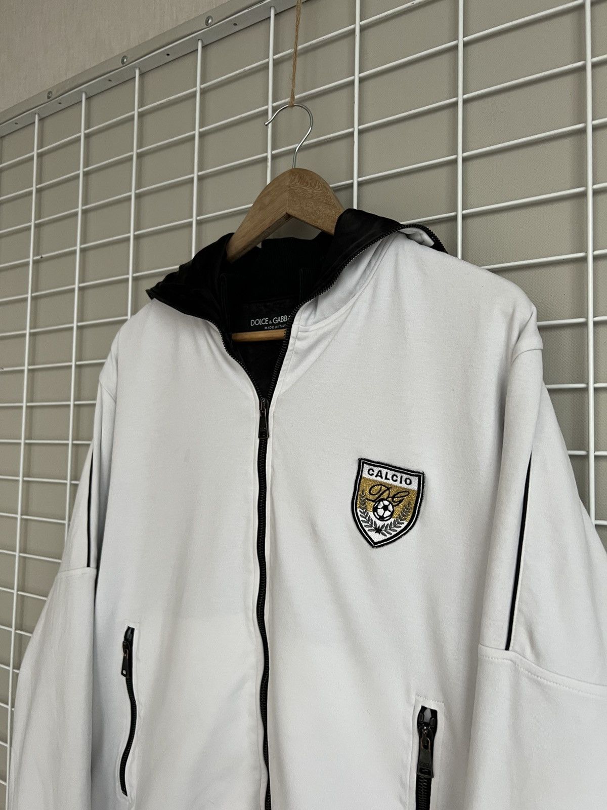 Dolce & Gabbana Dolce & Gabbana Calcio Zip Ninja Hoodie Mens Size 54 or M/L Size US L / EU 52-54 / 3 - 4 Thumbnail