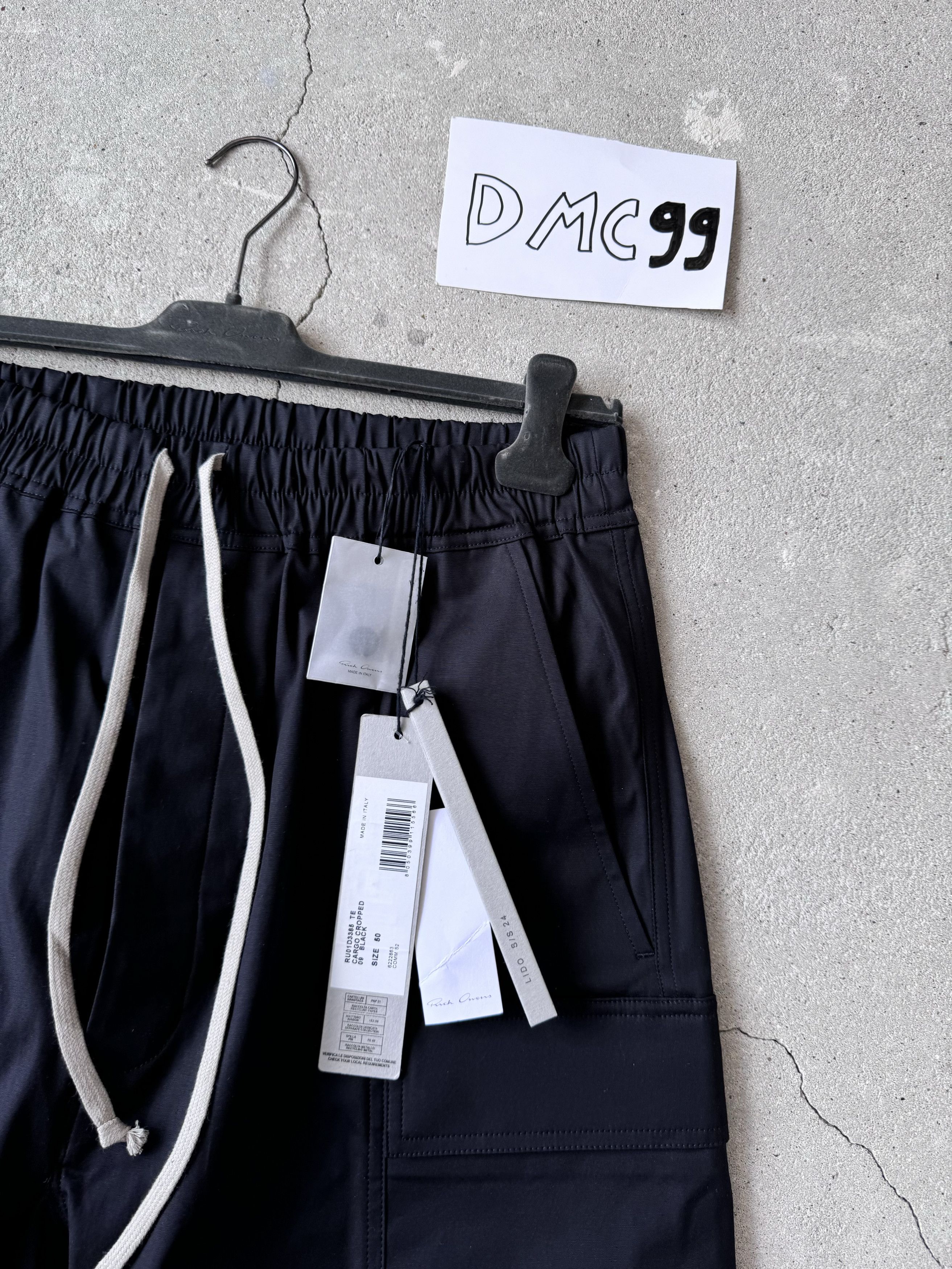 Rick Owens Rick Owens Cropped Cargo Patns - DMC Size US 32 / EU 48 - 3 Thumbnail