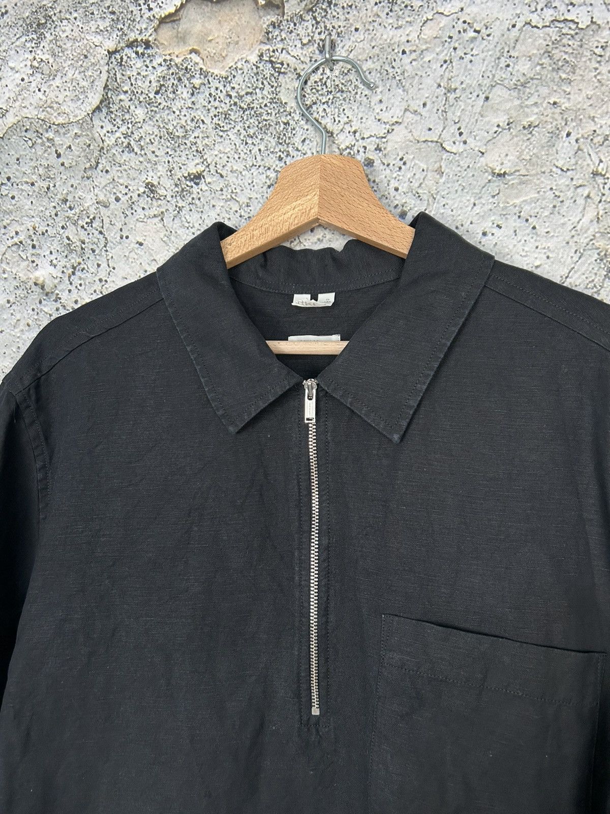 Arket Arket Premium Zip Polo Shirt Linen Streetwear Skate Summer Size US M / EU 48-50 / 2 - 3 Thumbnail