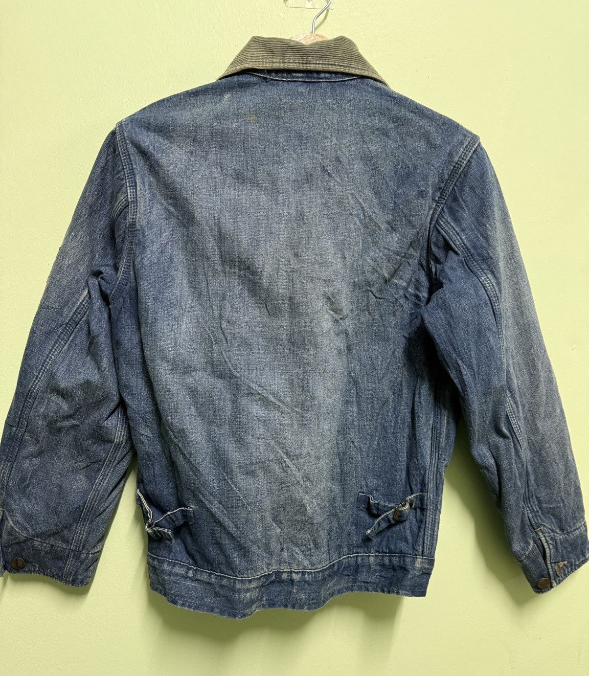 Big John Vintage Big John Denim Blanket Jacket with Patches Size US M / EU 48-50 / 2 - 4 Thumbnail