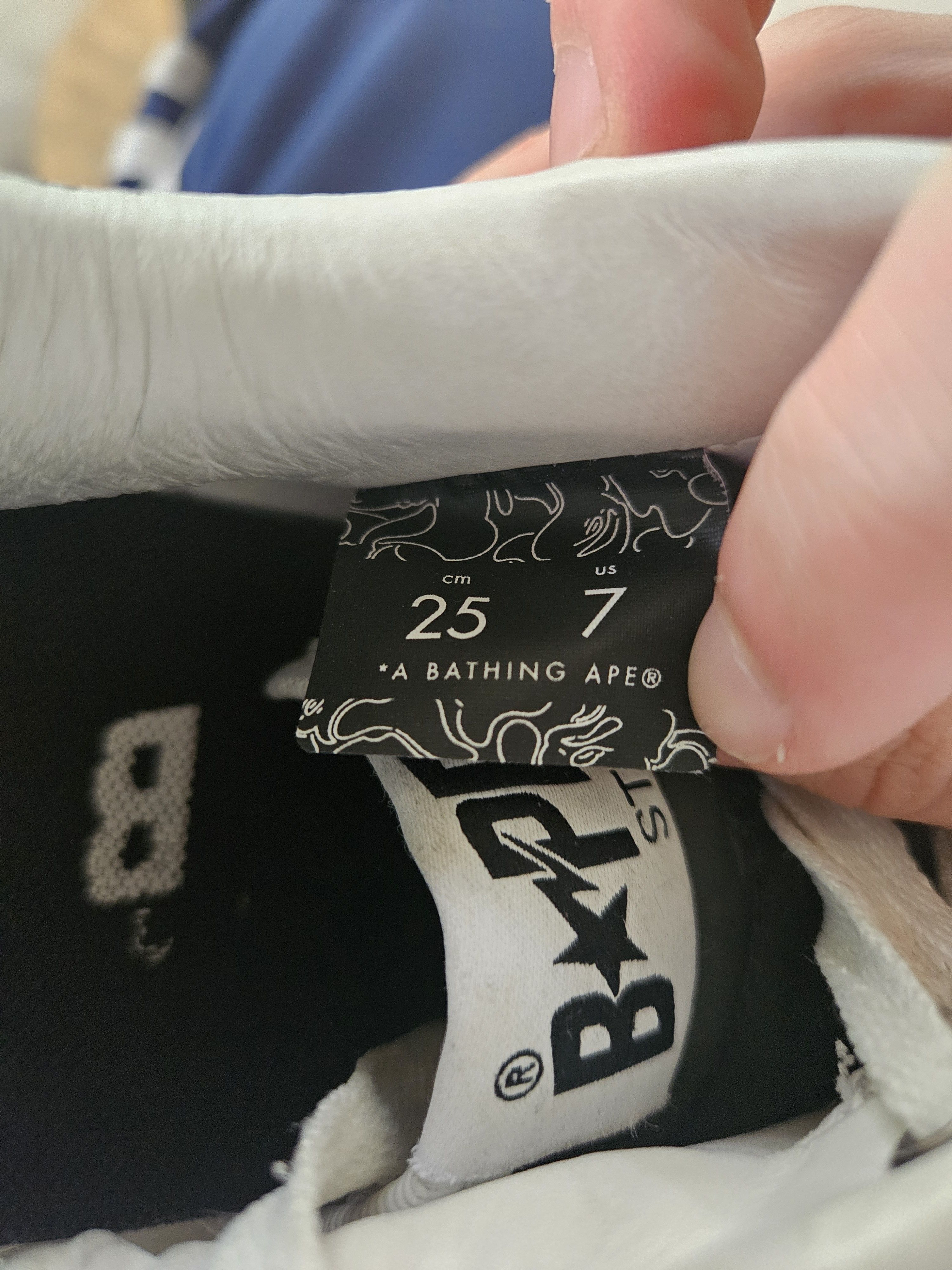 Bape Bapesta Glossy Black Gray M2 #4 Sneakers Size US 7 / EU 40 - 15 Thumbnail