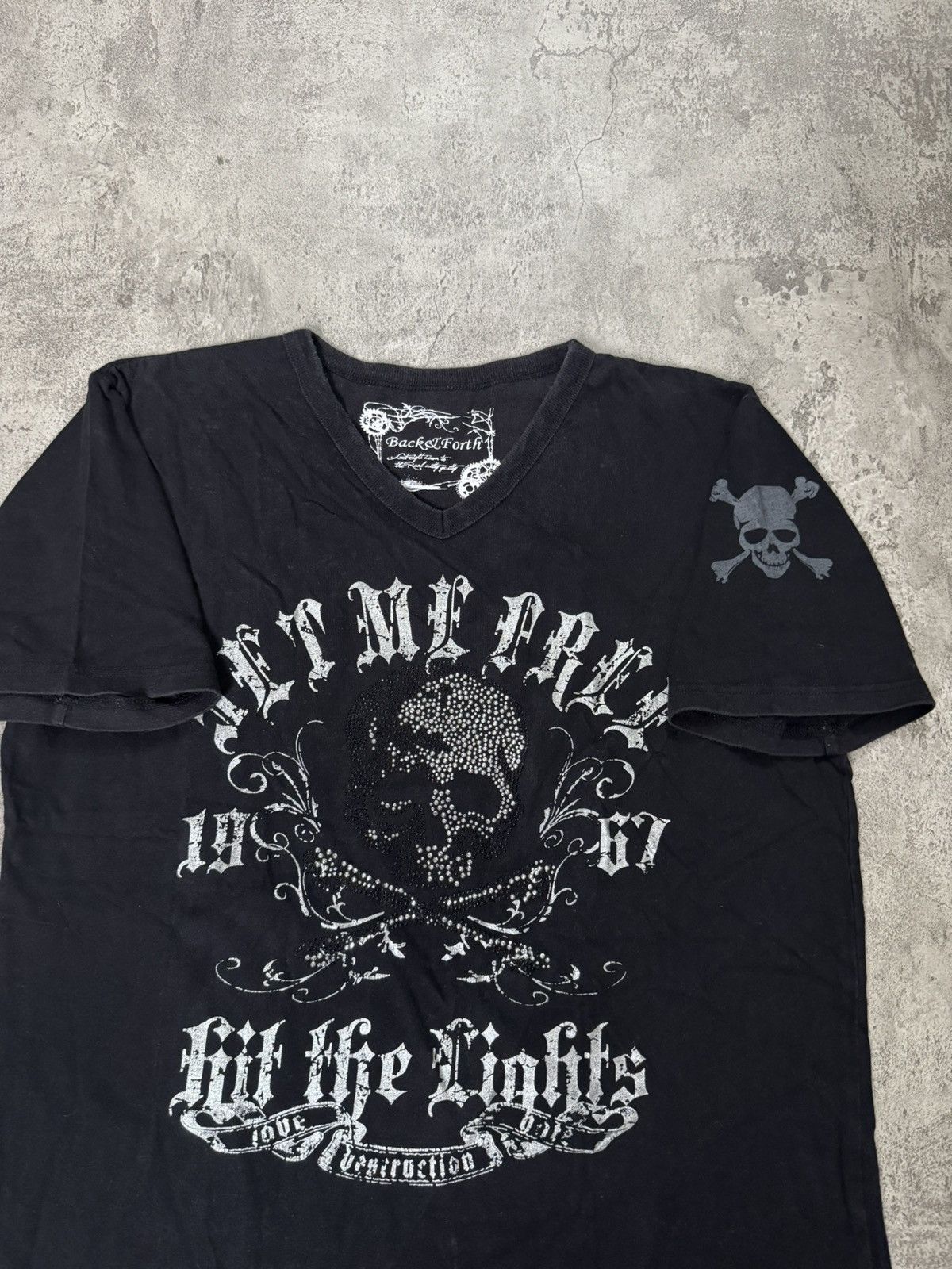 Japanese Brand ARCHIVE GOTHIC POEMS DIAMOND SKULL STYLE T-SHIRT Size US M / EU 48-50 / 2 - 2 Thumbnail