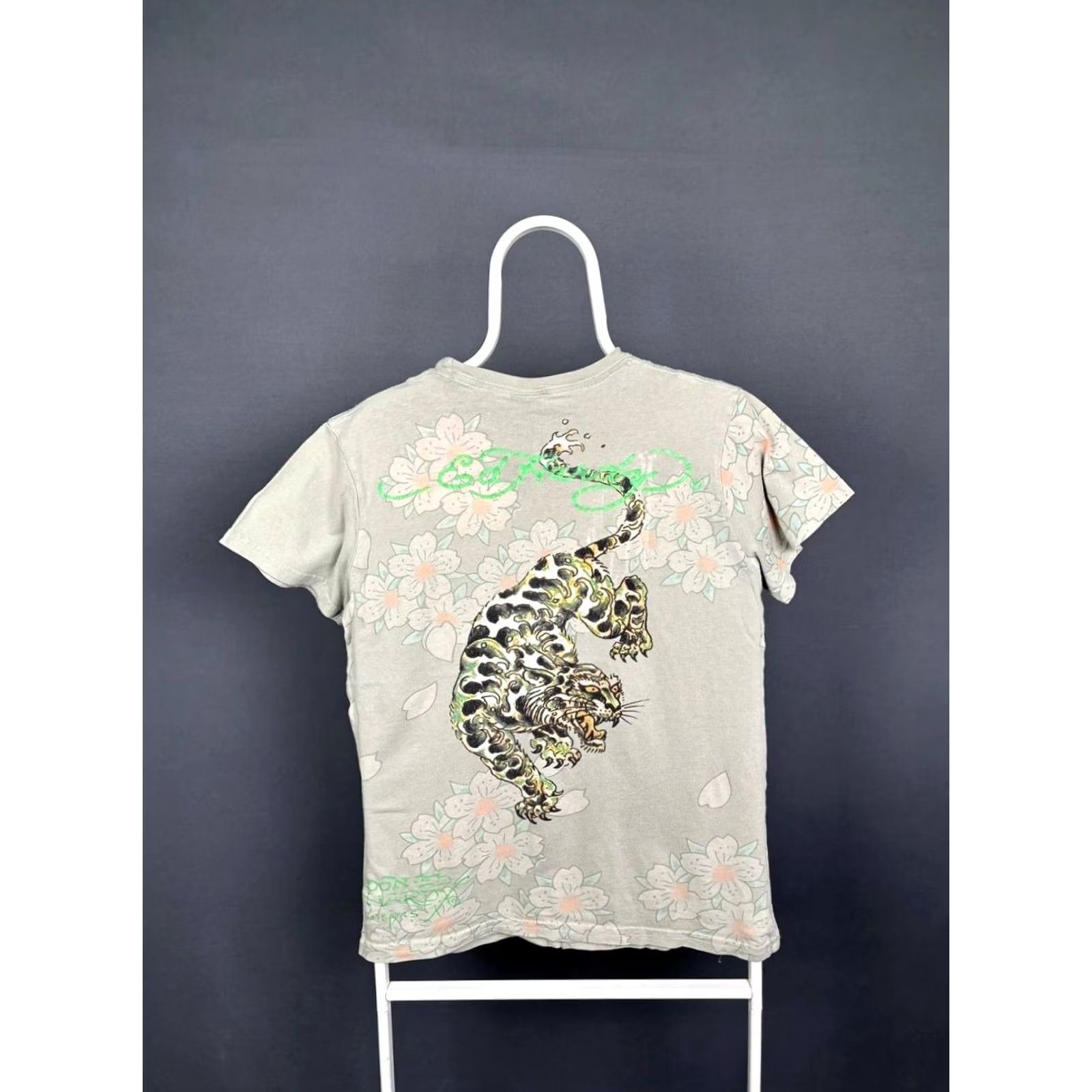 Ed Hardy Ed Hardy T-Shirt Mens S Gray Cotton Crew Neck Short Sleeve Top Size US S / EU 44-46 / 1 - 2 Thumbnail