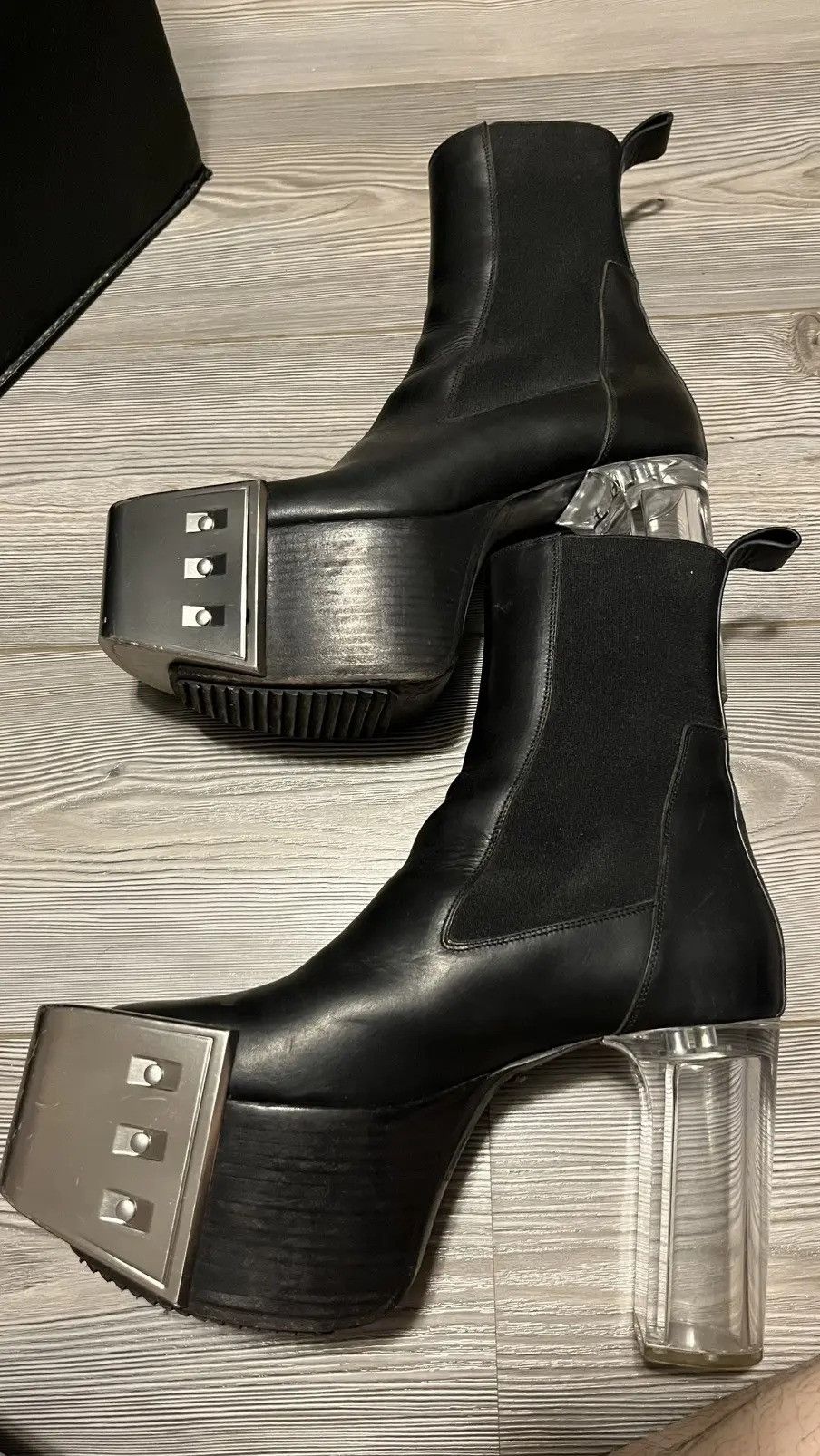 Rick Owens Kiss Boots SS23 Minimal Grill | Grailed