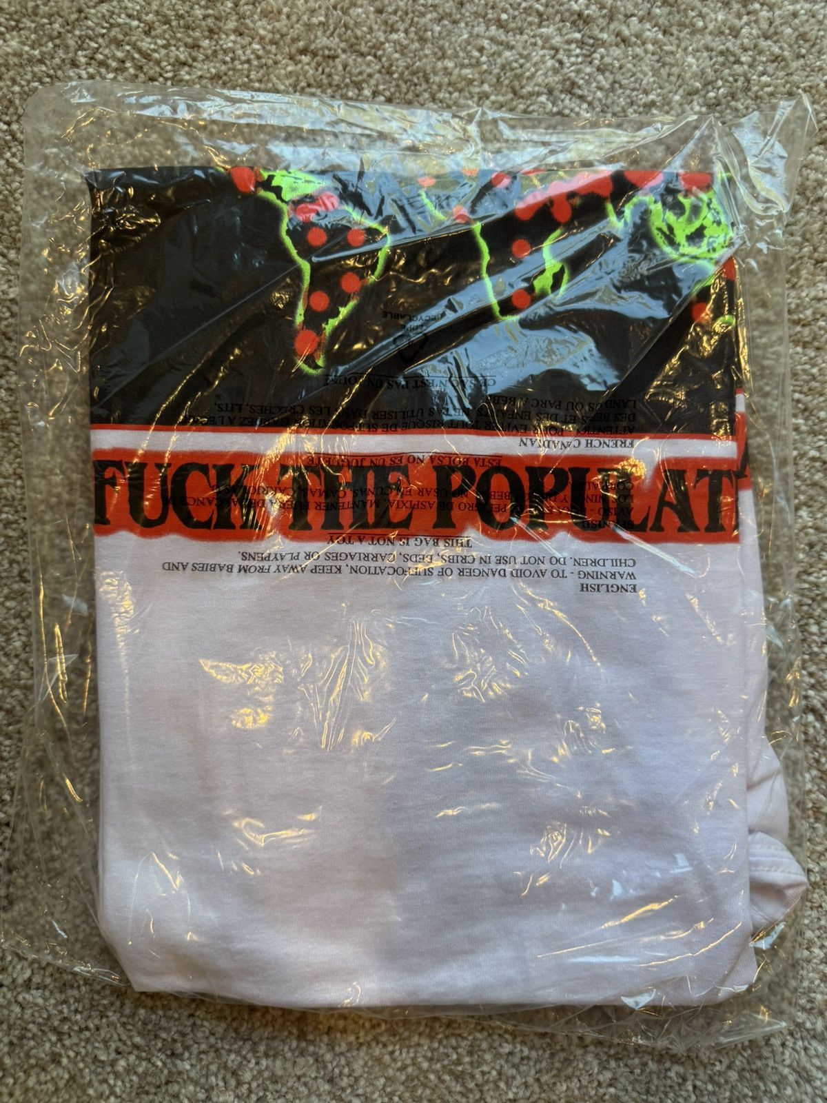 Fuck The Population Fuck The Population ENEMY TEE (WHITE) Size US L / EU 52-54 / 3 - 2 Thumbnail