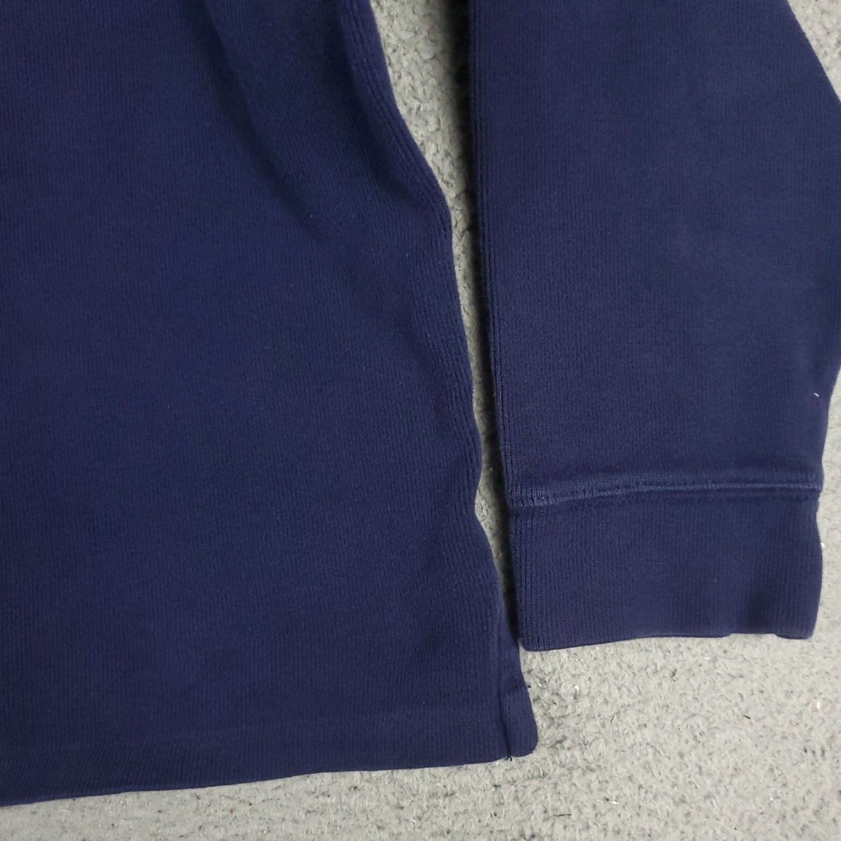 Ralph Lauren Ralph Lauren Blue Polo 1/4 Zip Pullover Sweater Mens XL Cotton Mock Neck Long Sleeve Size US XL / EU 56 / 4 - 4 Thumbnail