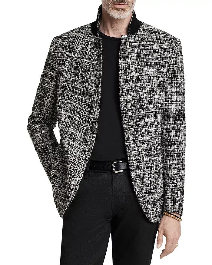 John Varvatos $1298 John Varvatos Madison Tweed Jacket Size US L / EU 52-54 / 3 - 2 Thumbnail
