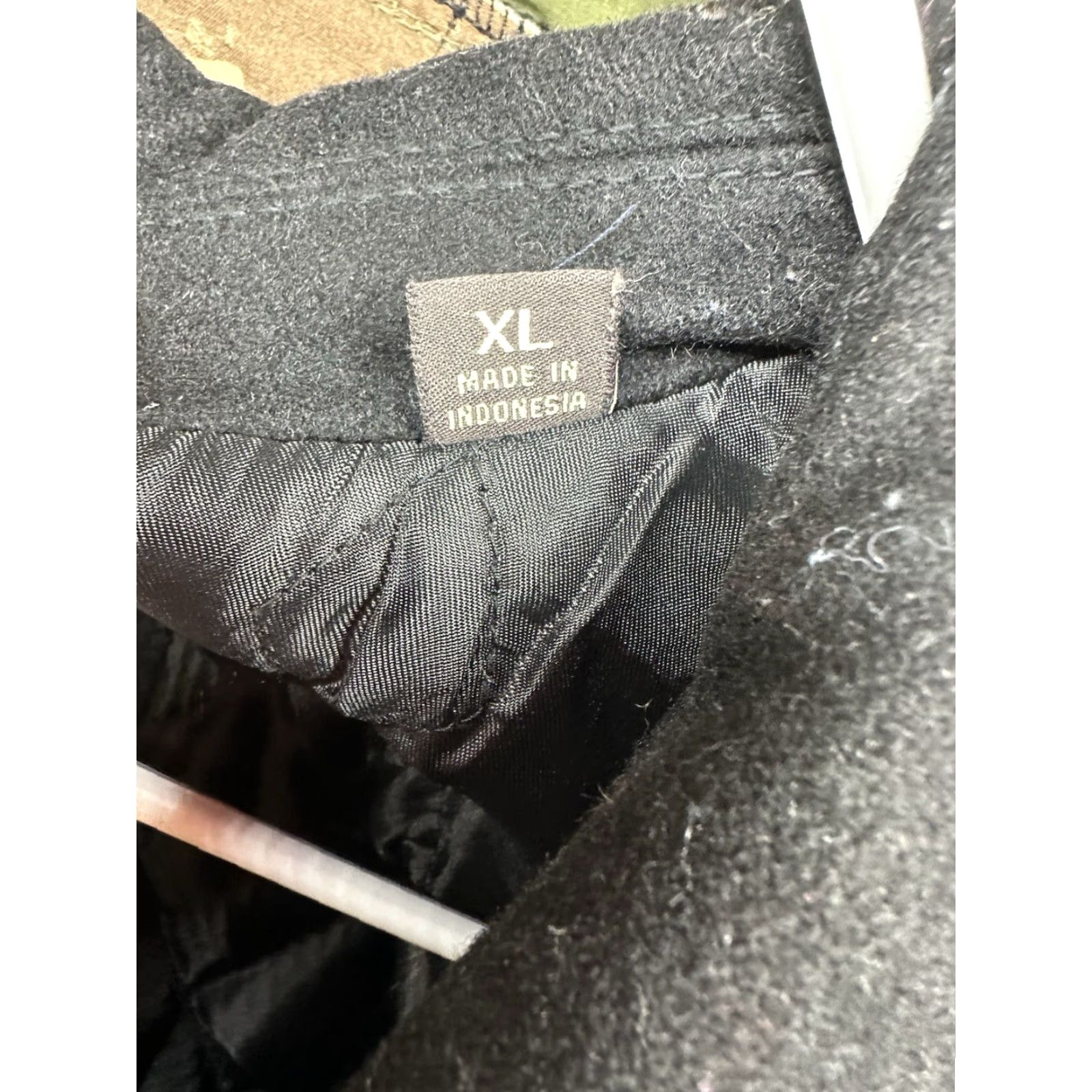 Dockers DOCKERS Peacoat Jacket Black XL Wool Blend Double Zip Up Faux Mock Neck Mens Regular Stand-Up Collar 90s City Classic Outdoor BLAK Size US XL / EU 56 / 4 - 7 Thumbnail