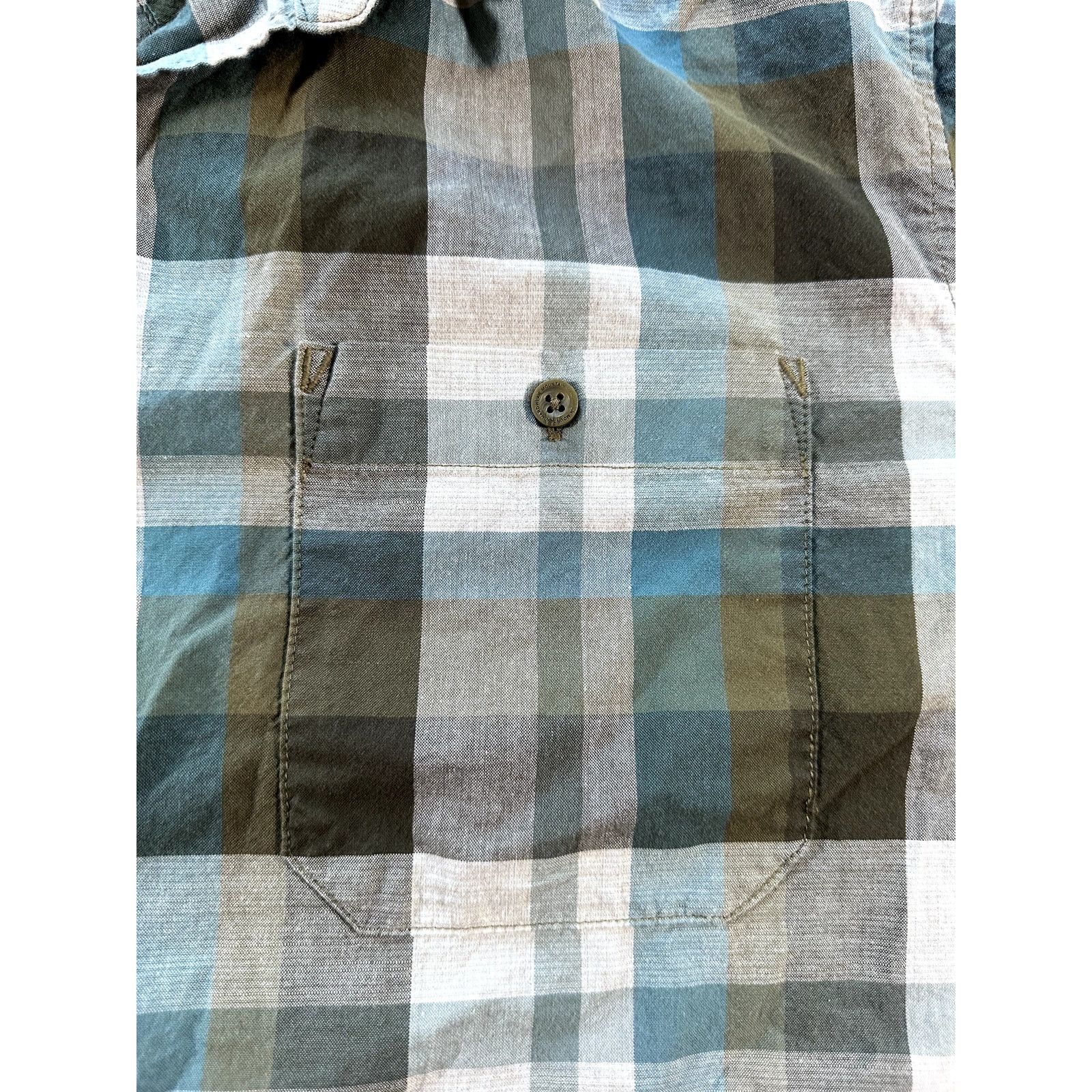 Mountain Hardwear Mountain Hardwear Shirt Mens L Green Big Cottonwood Plaid Size US L / EU 52-54 / 3 - 3 Thumbnail