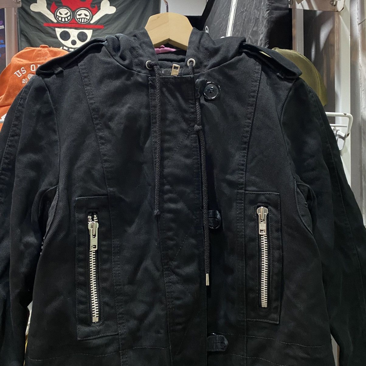Marc Jacobs × Marc by Marc Jacobs Fur Bondage Multi Pocket Zippers Jackets Size US S / EU 44-46 / 1 - 8 Thumbnail