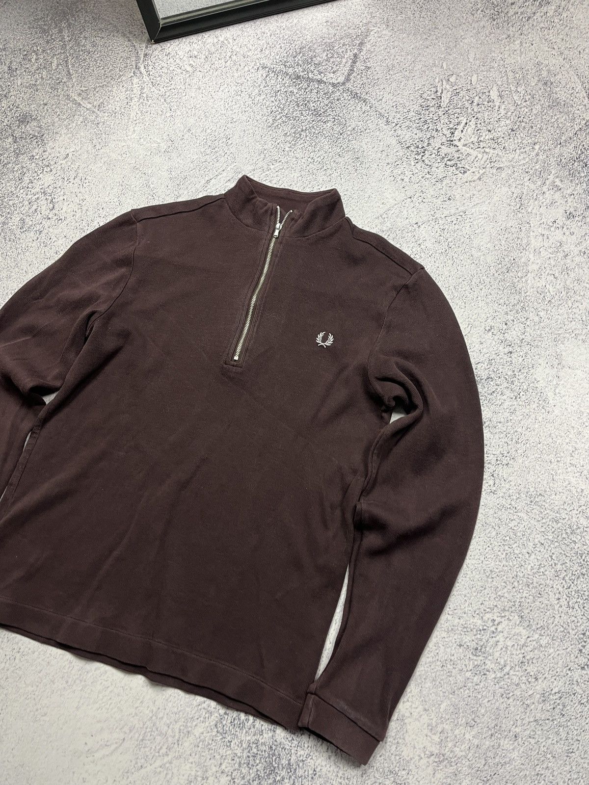 Fred Perry Vintage 00’s Fred Perry 1/4 Zip Sweater Old Money Hype Rare Size US S / EU 44-46 / 1 - 4 Thumbnail