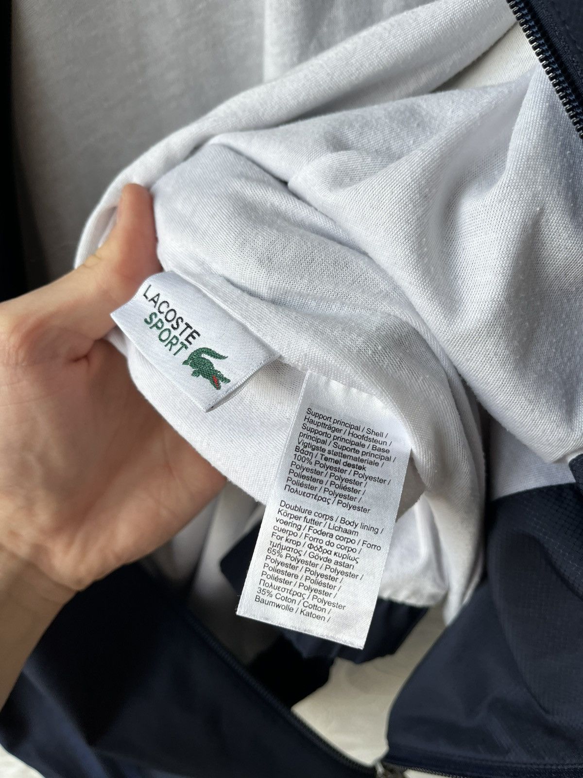 Lacoste Lacoste Lightweight Waterproof XL Track Jacket Zip Up Y2K Size US XL / EU 56 / 4 - 10 Thumbnail