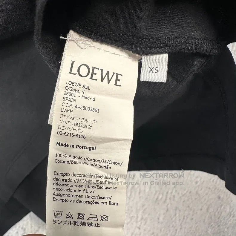 Loewe Loewe Solid Color Batwing Sleeve Short Sleeve T-Shirt - Bl Size XS / US 0-2 / IT 36-38 - 4 Thumbnail