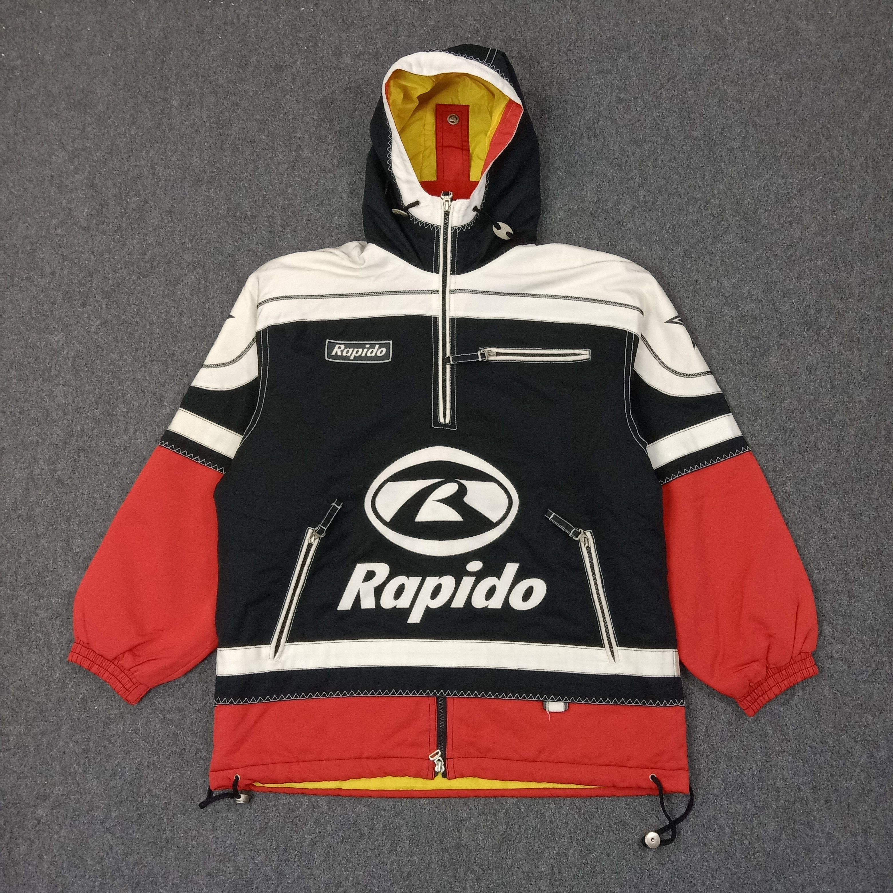 Japanese Brand Rapido Winter Universiade Jacket Hoodie C251N4 Size US XXL / EU 58 / 5 - 1 Thumbnail