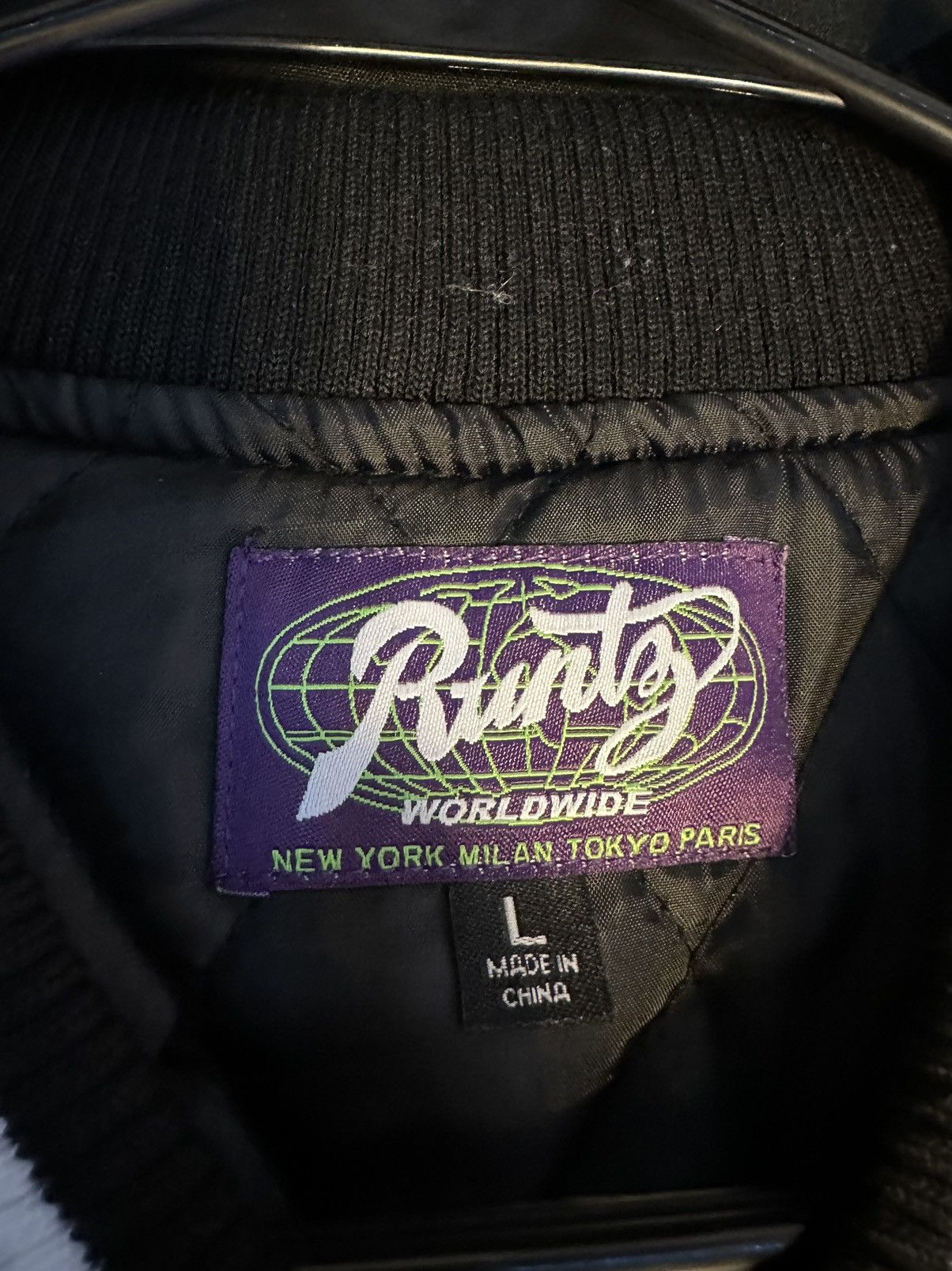 Other Runtz Worldwide Leather Varsity Jacket Size US L / EU 52-54 / 3 - 6 Thumbnail