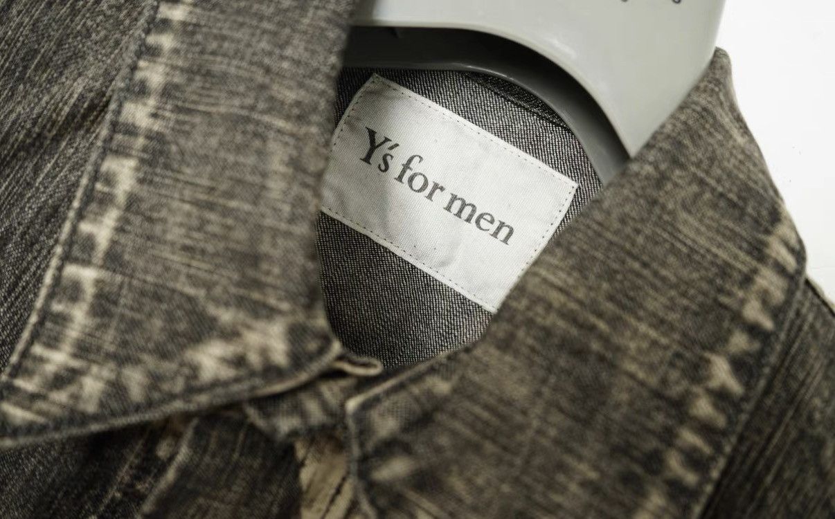 Yohji Yamamoto Yohji Yamamoto Y's for Men Faded Denim Jacket Size US S / EU 44-46 / 1 - 9 Thumbnail