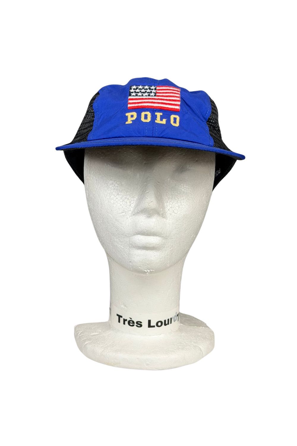 Polo Ralph Lauren 90s Vintage Polo Sport Ralph Lauren Nylon Mesh Cap USA Flag Size ONE SIZE - 6 Thumbnail