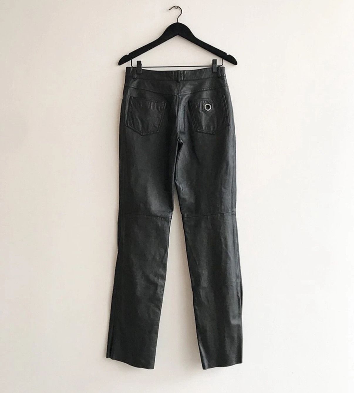 Versace Vintage leather Versace pants Size 28" / US 6 / IT 42 - 2 Thumbnail