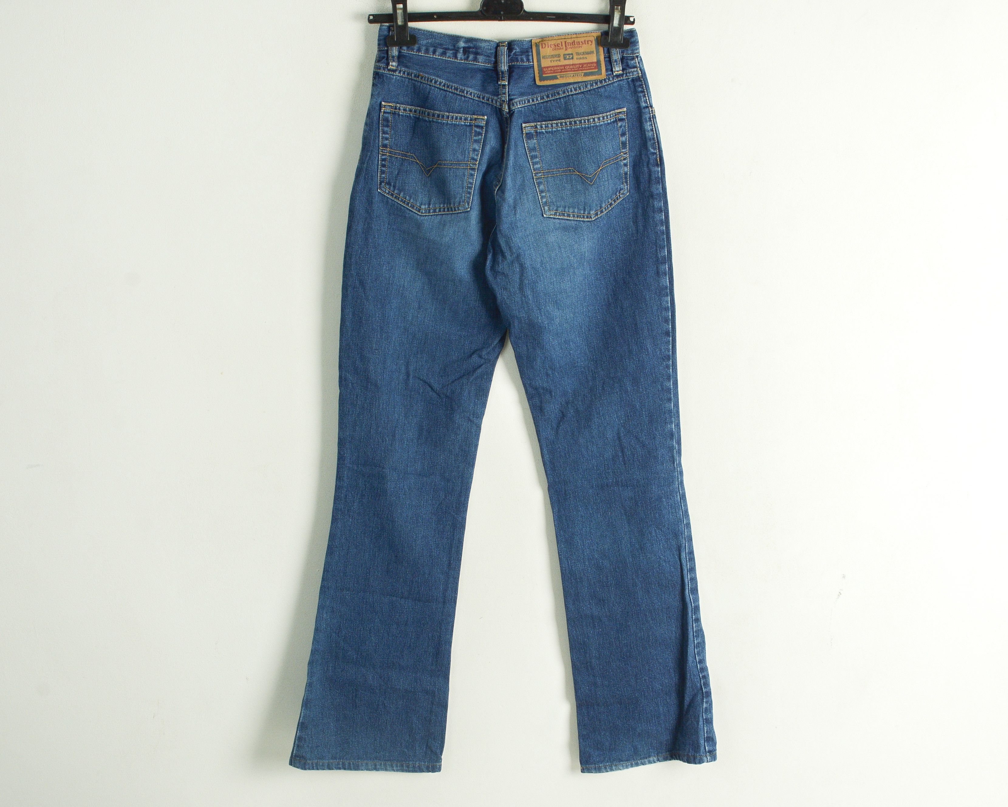 Diesel W29 L34 Industry Zip Fly Jeans Denim Pants Made in ITALY Size US 29 - 3 Thumbnail