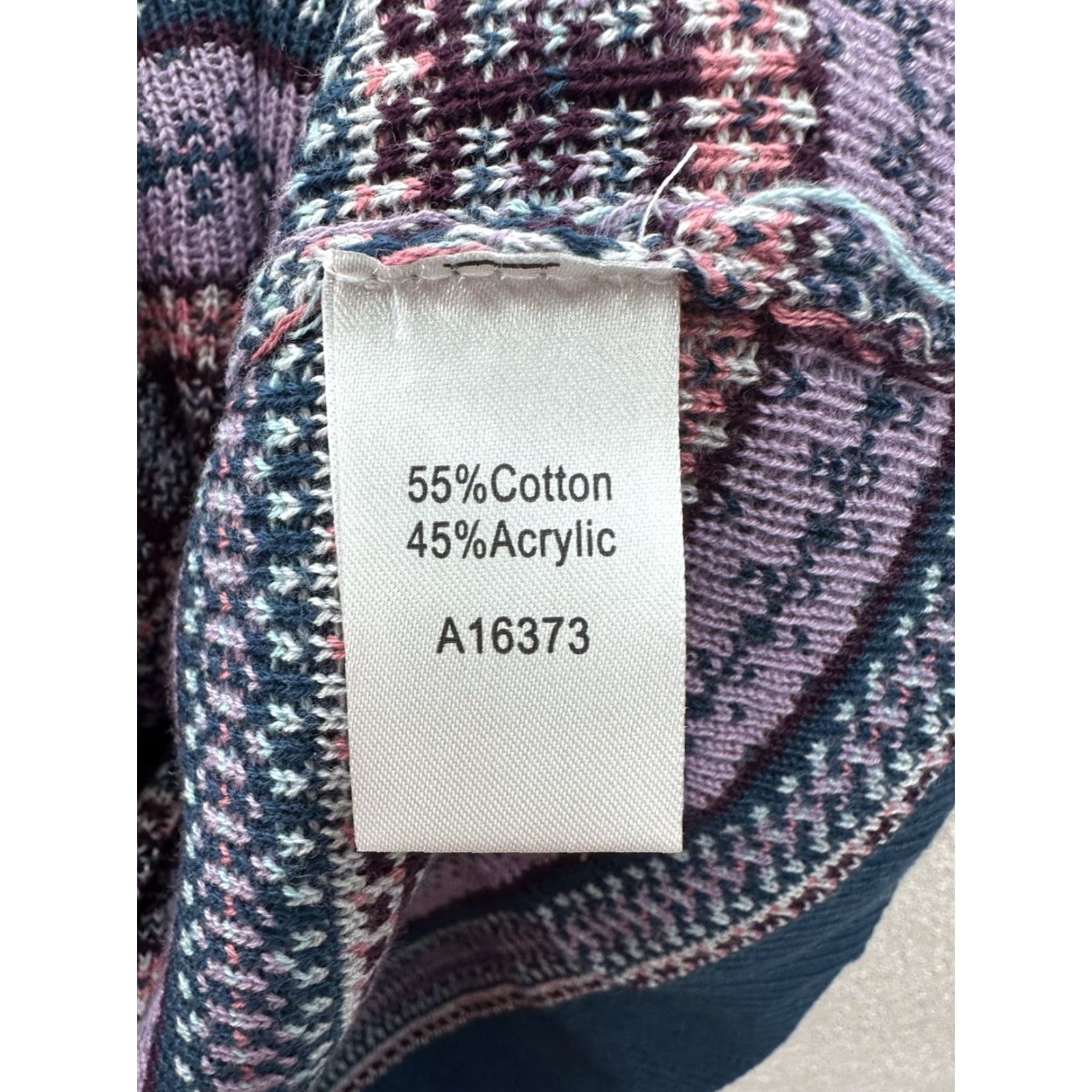 Altea The Tog Shop Womens Sweater Large Teal Fair Isle Long Sleeve Knit NWTs Size L / US 10 / IT 46 - 5 Thumbnail
