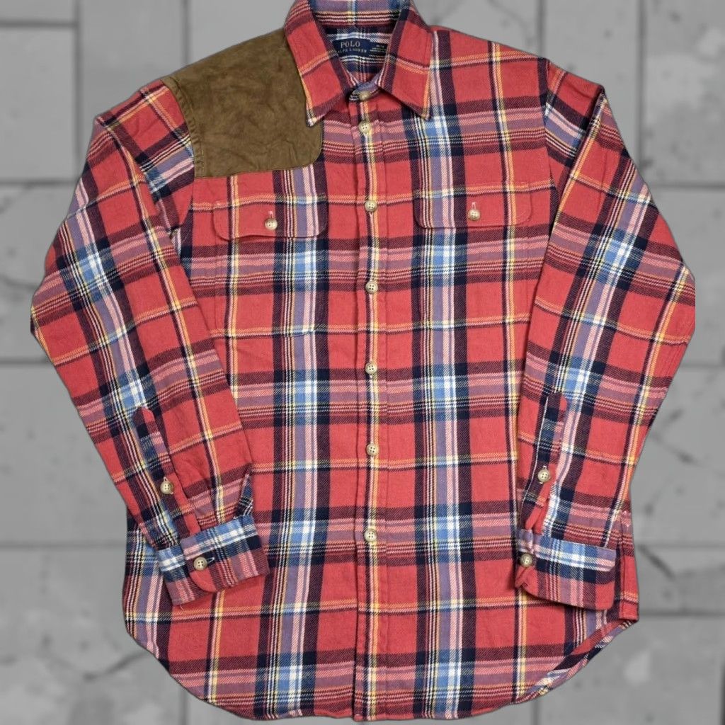 Polo Ralph Lauren Polo Ralph Lauren Shirt Men Button-Up Salmon Plaid Flannel Button Up Shirt M Size Multicolor 100% Cotton Casual Plaid 2010-2019 Size US M / EU 48-50 / 2 - 1 Thumbnail