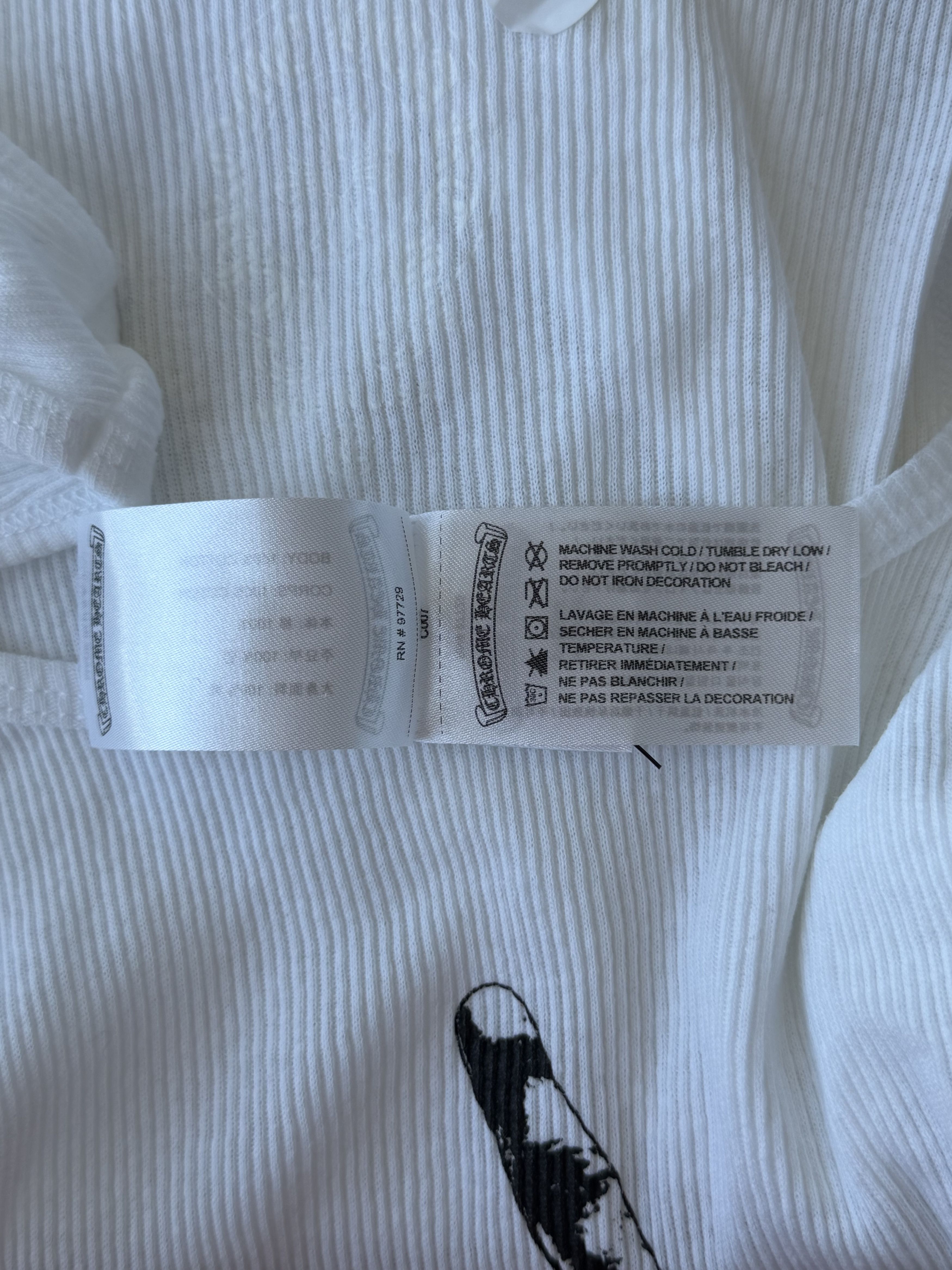 Chrome Hearts Chrome Hearts White & Black Richard Stark Graphic Tank Top Size US XL / EU 56 / 4 - 5 Thumbnail