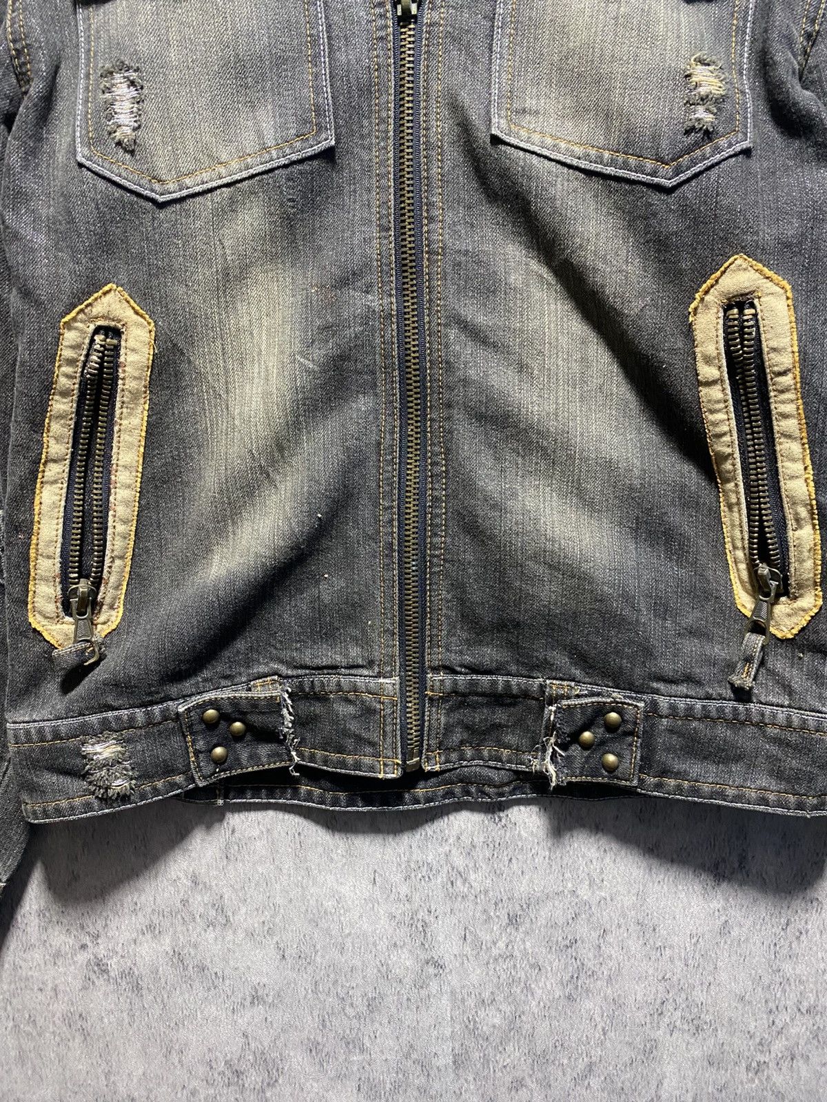 If Six Was Nine × Japanese Brand DAILY NEWS JACKET DENIM Size US M / EU 48-50 / 2 - 5 Thumbnail