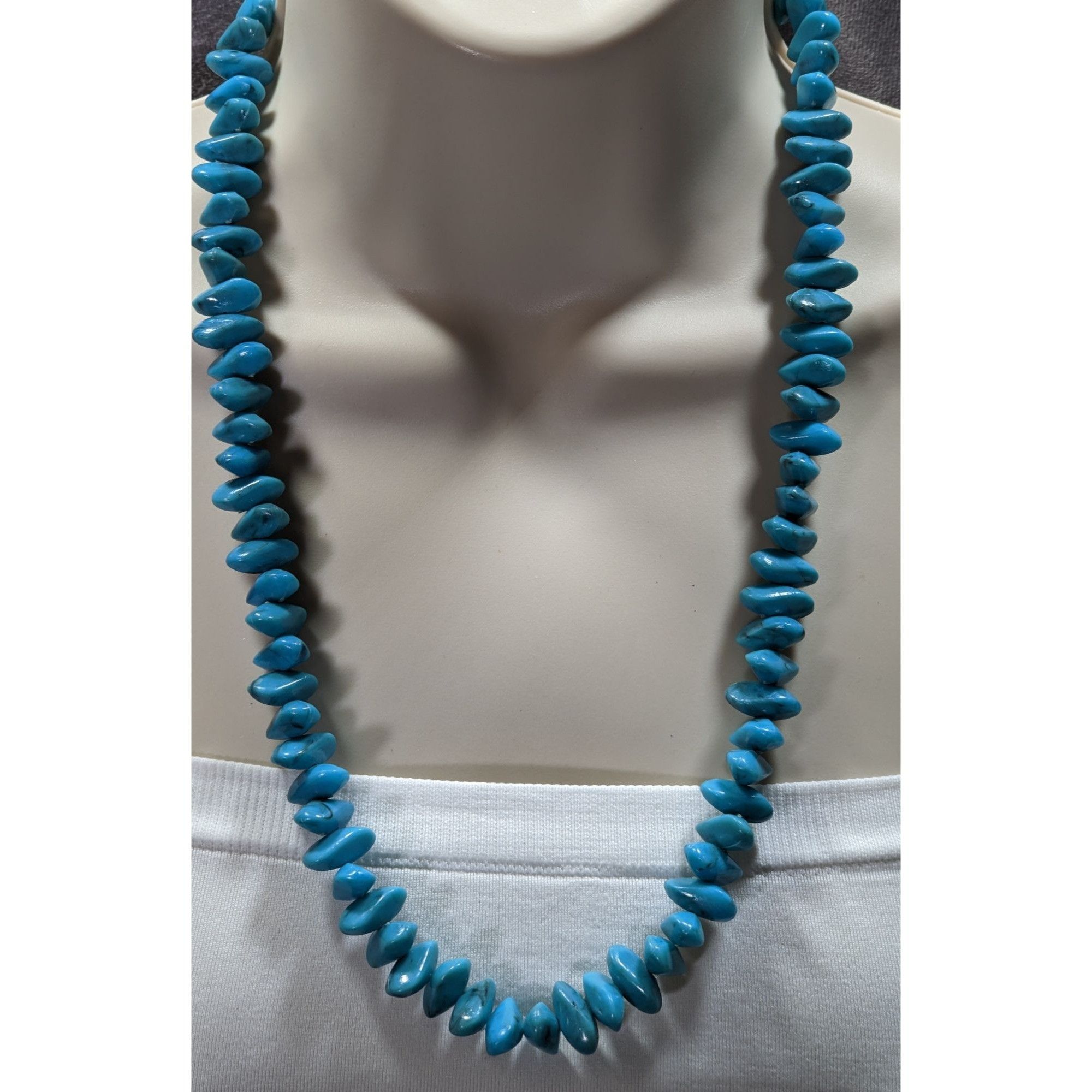 Other Southwestern Faux Turquoise Plastic Beaded Necklace Size ONE SIZE - 6 Thumbnail