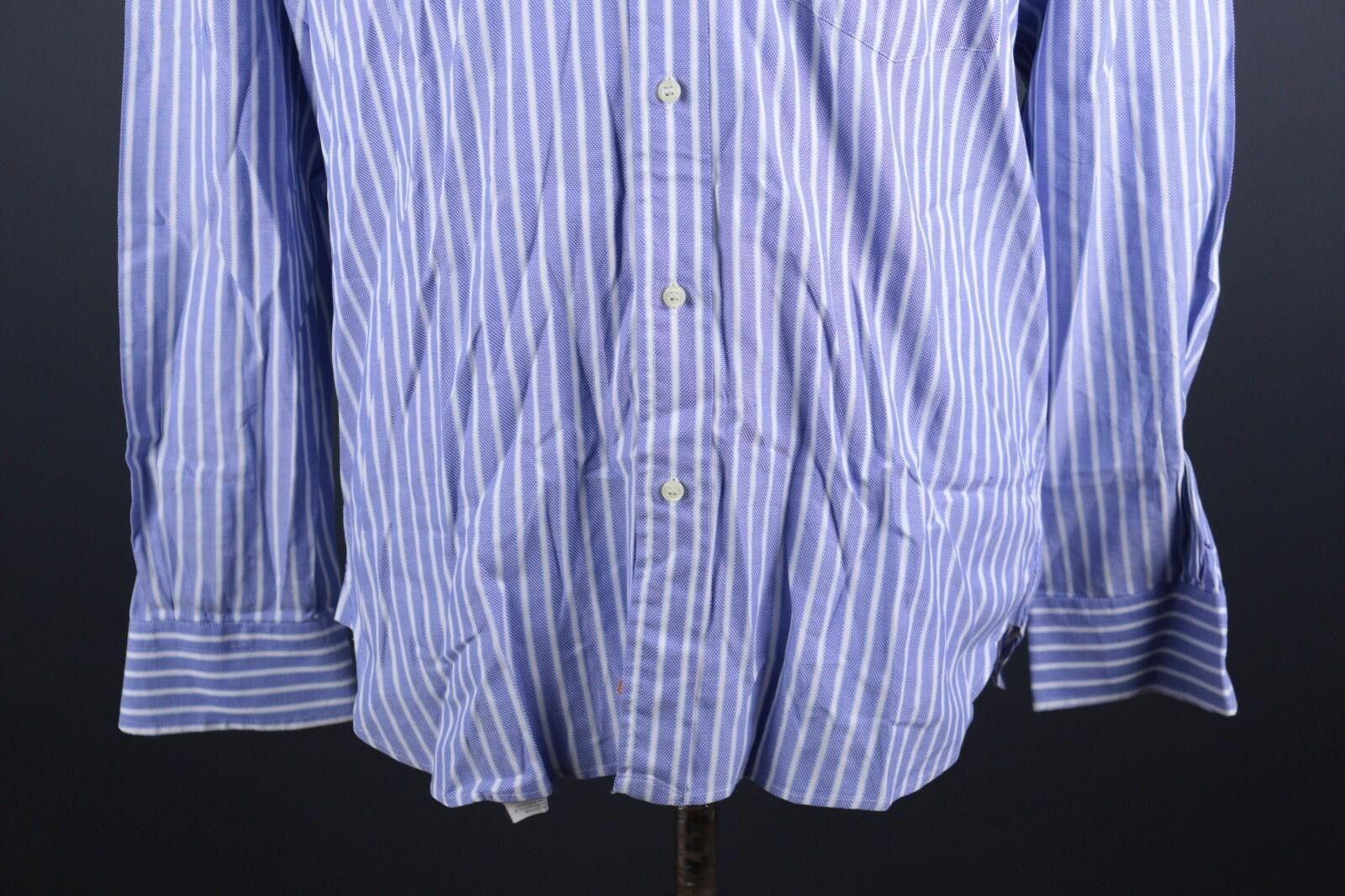 Designer Boggi Milano Fine Italian Fabric Oxford Shirt Size 41 / 16 Size US M / EU 48-50 / 2 - 3 Thumbnail
