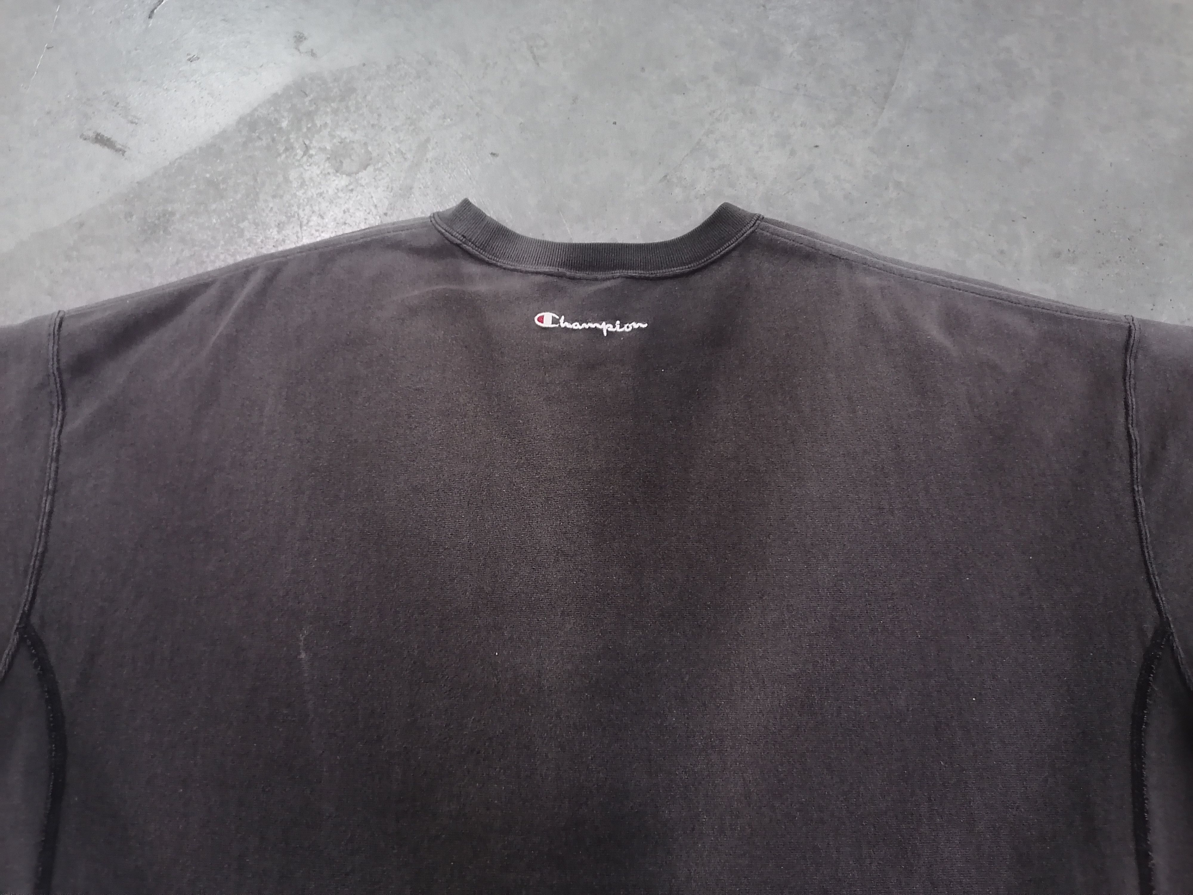 Champion Vintage Trashed Faded Champion Reverse Weave Tee Size US M / EU 48-50 / 2 - 8 Thumbnail