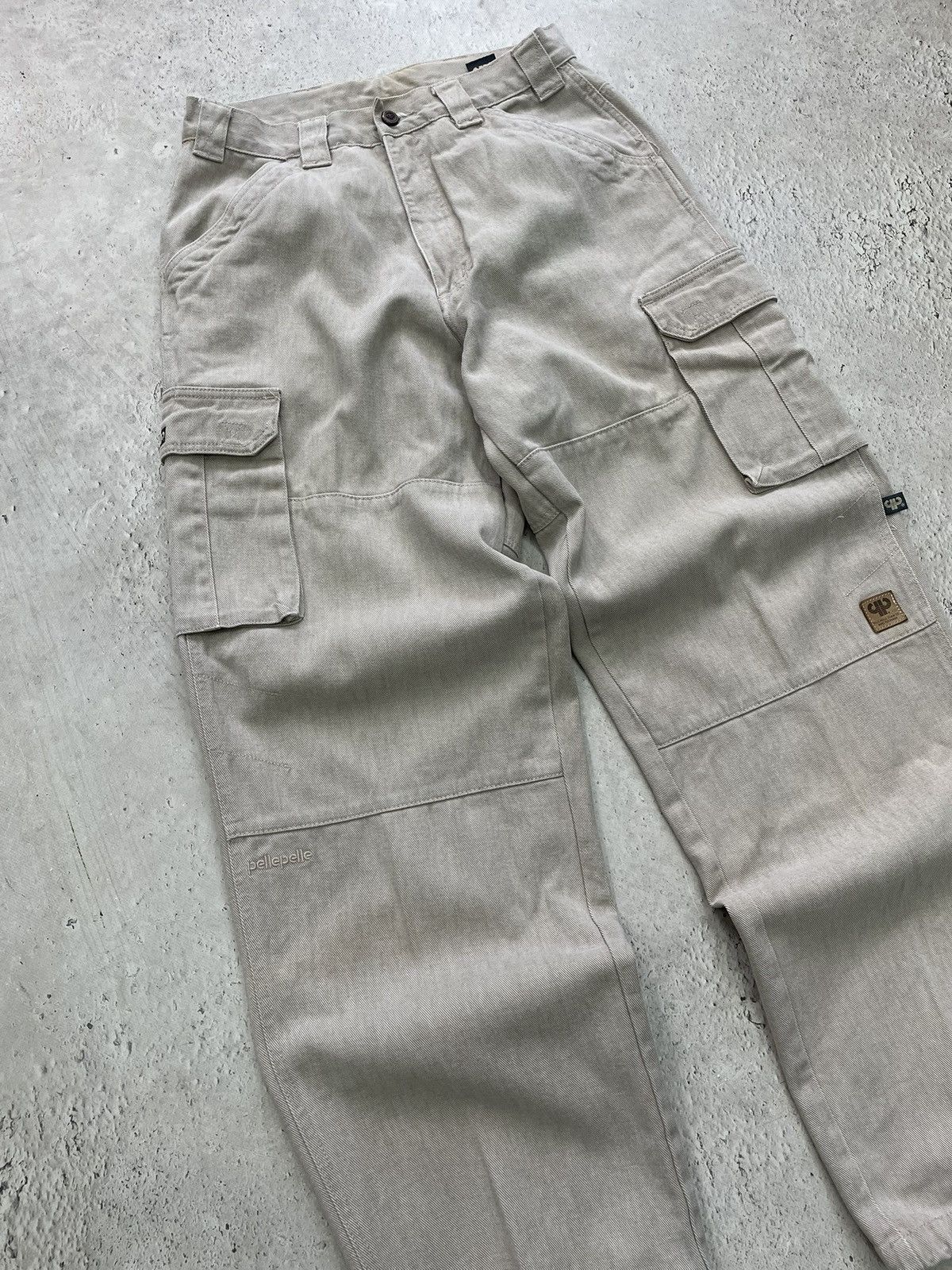Pelle Pelle Pelle Pelle Denim Cargo Pants Y2K Workwear rare vintage Size US 32 / EU 48 - 3 Thumbnail