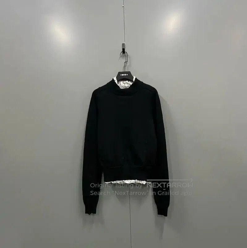 Maison Margiela Maison Margiela Black Wool Long Sleeve Pullover . Size S / US 4 / IT 40 - 1 Thumbnail