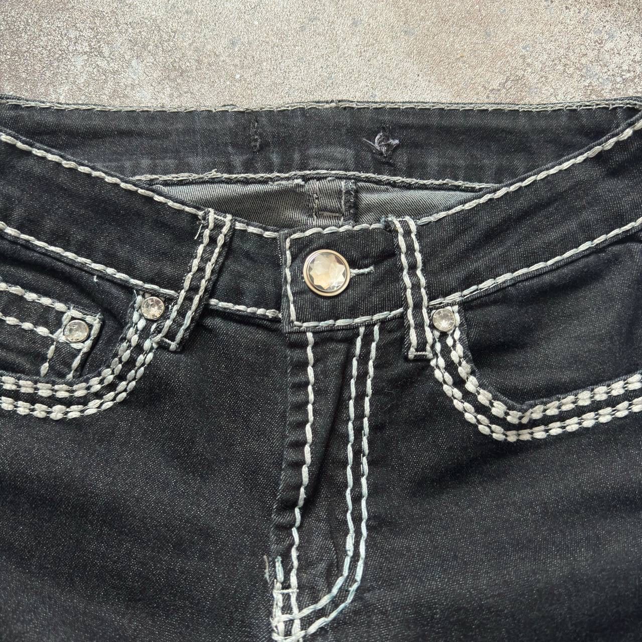 20471120 Amazing Japanese Washed Skinny Jeans (rick owens style) Size 26" / US 2 / IT 38 - 4 Thumbnail