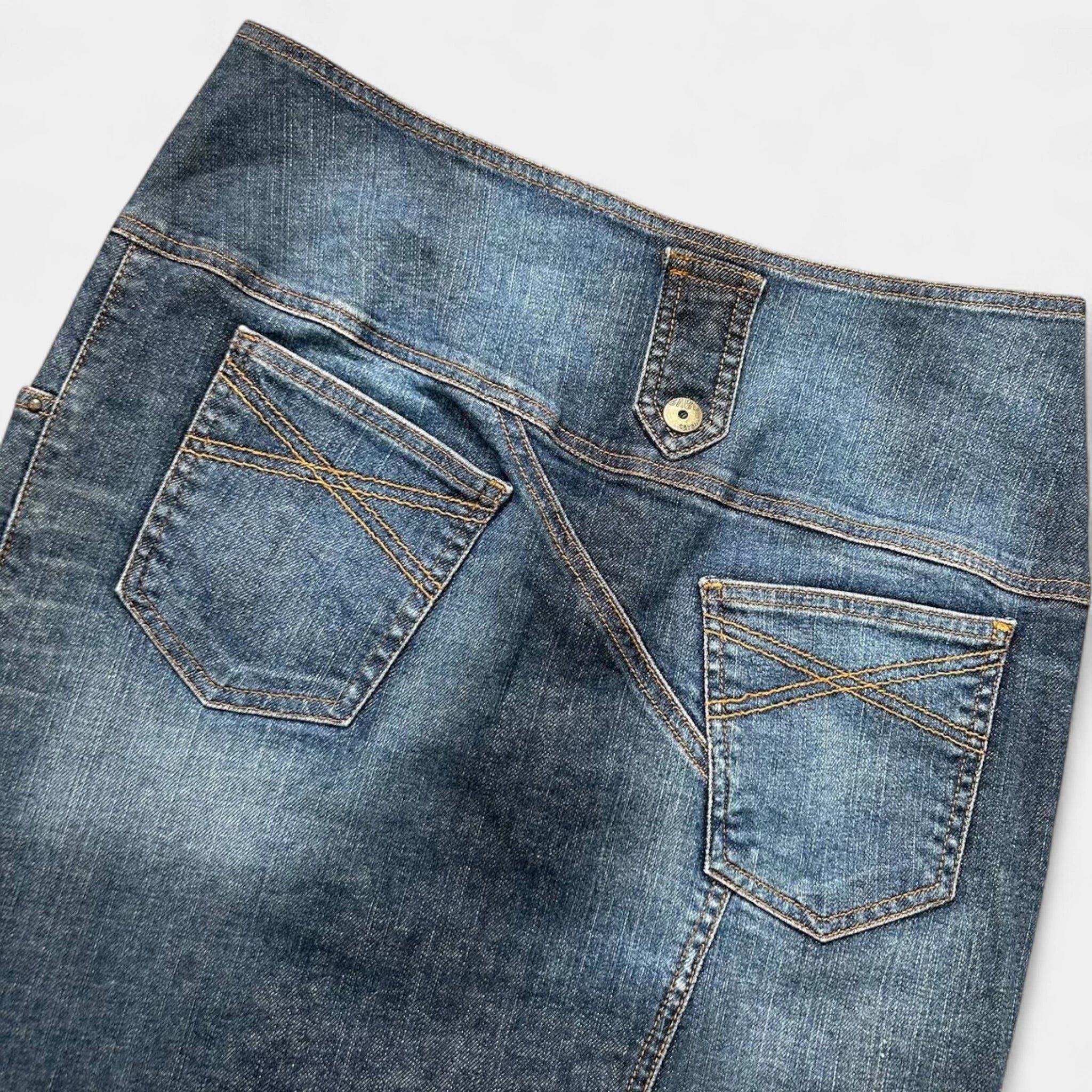 Just Cavalli Just Cavalli Vintage Asymmetric Pocket Skirt Size 30" / US 8 / IT 44 - 5 Thumbnail