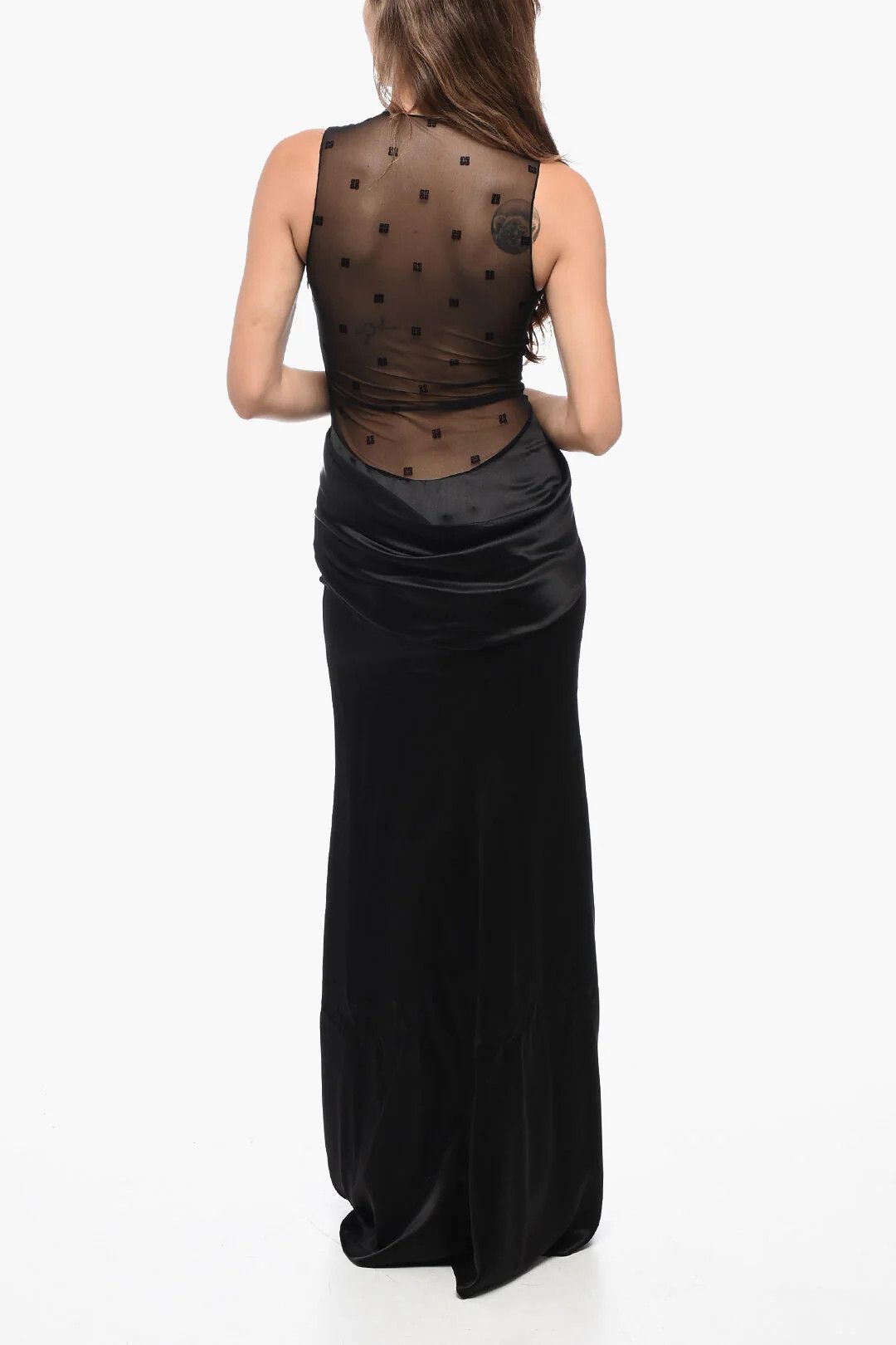 Givenchy og1mm0326 Silk Dress in Black Size S / US 4 / IT 40 - 2 Thumbnail