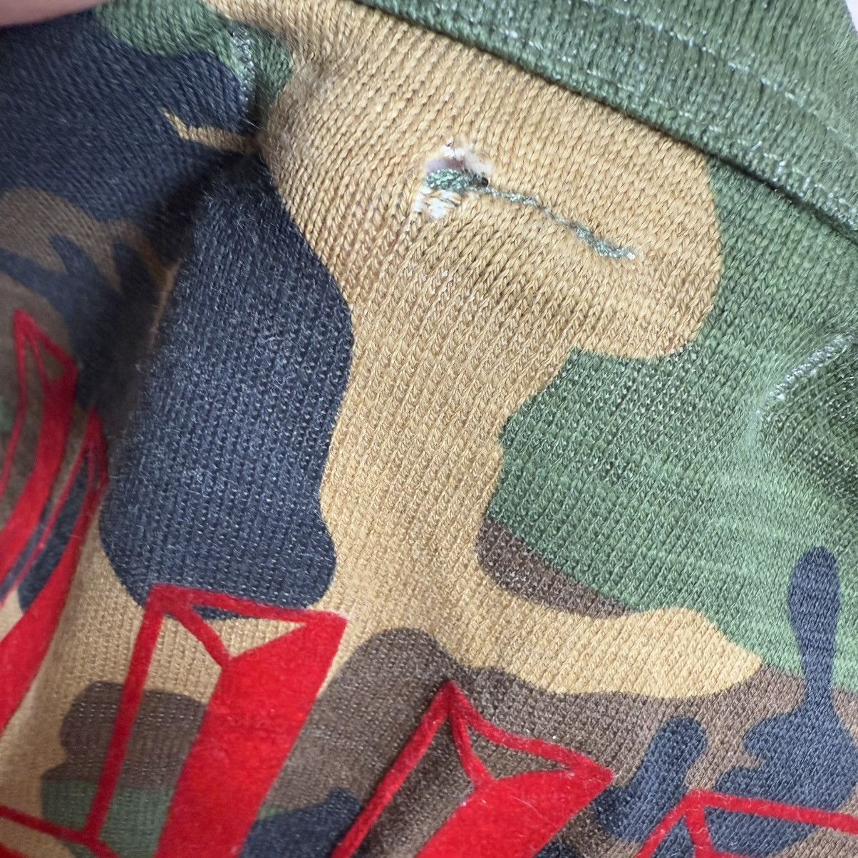 Off-White Off-White All Over Red Short Sleeve Camo Green Tee Mens M Size US M / EU 48-50 / 2 - 11 Thumbnail