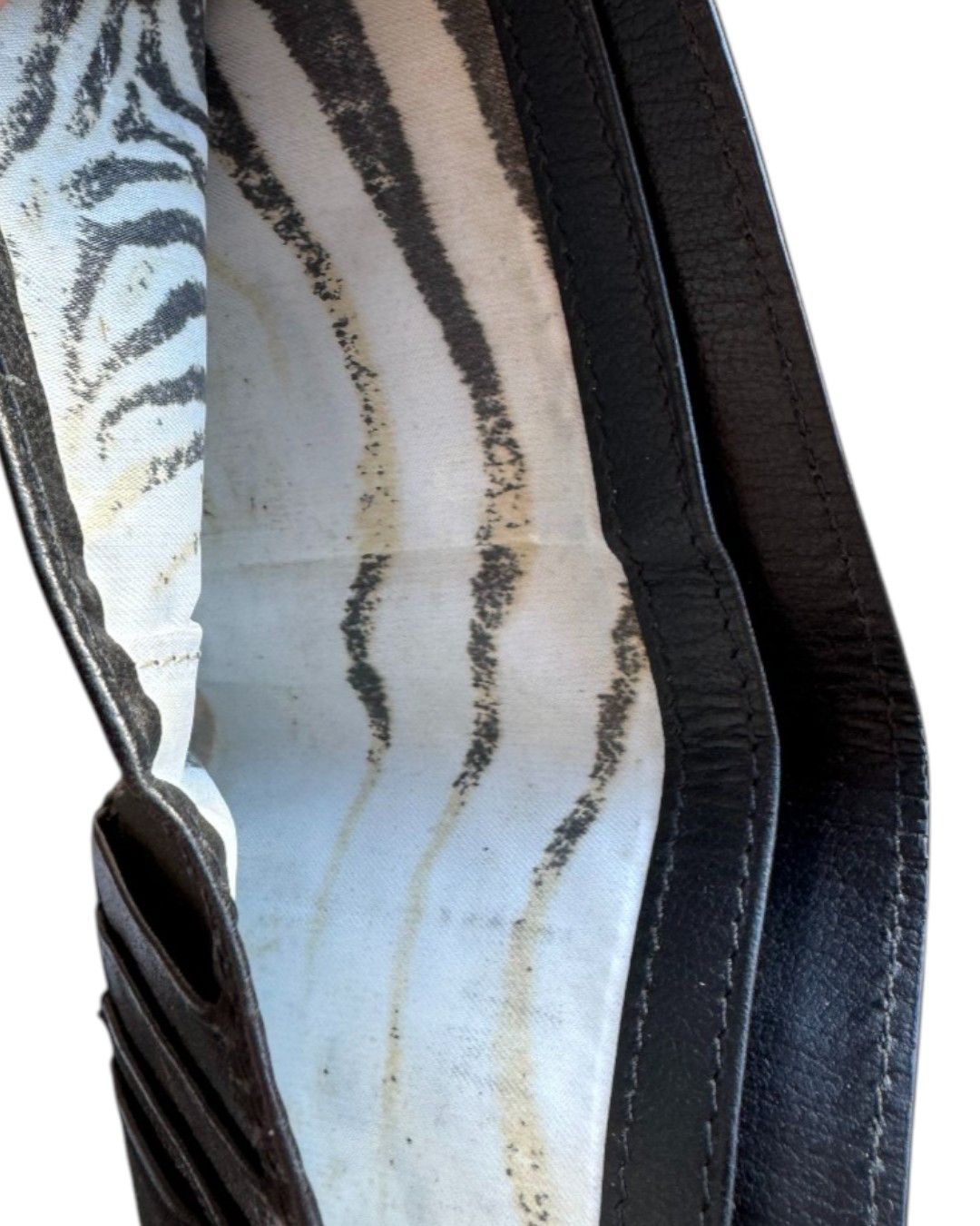 Roberto Cavalli EMBOSSED CROCODILE SKIN LEATHER WALLET Size ONE SIZE - 6 Thumbnail