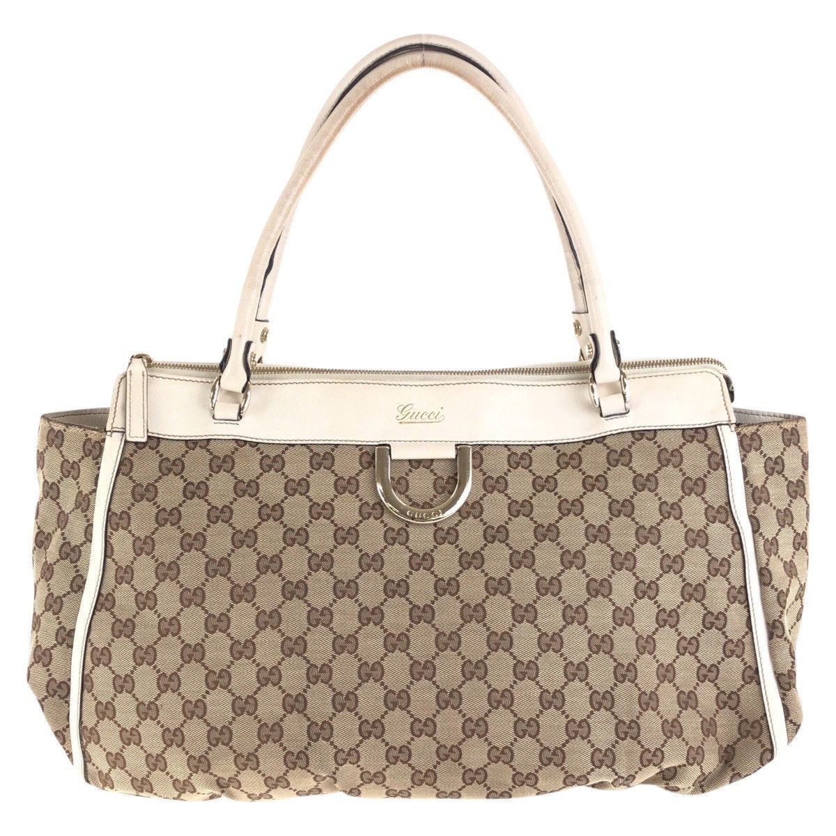 Gucci Gucci GG Canvas Abbey 2Way Tote Bag 190248 Canvas Shoulder Bag 190248 in Beige, Women's