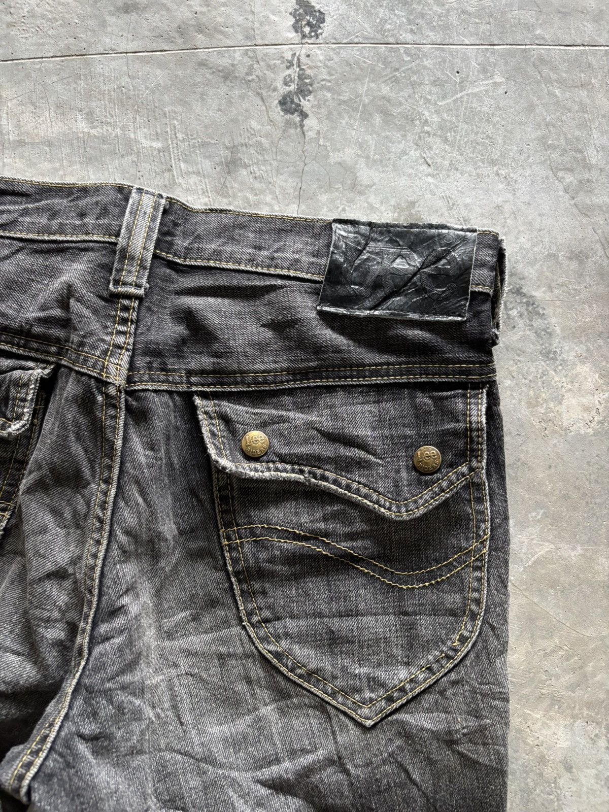 Tornado Mart FLARE lee rider distressed japanese twist denim biker style Size US 30 / EU 46 - 13 Thumbnail