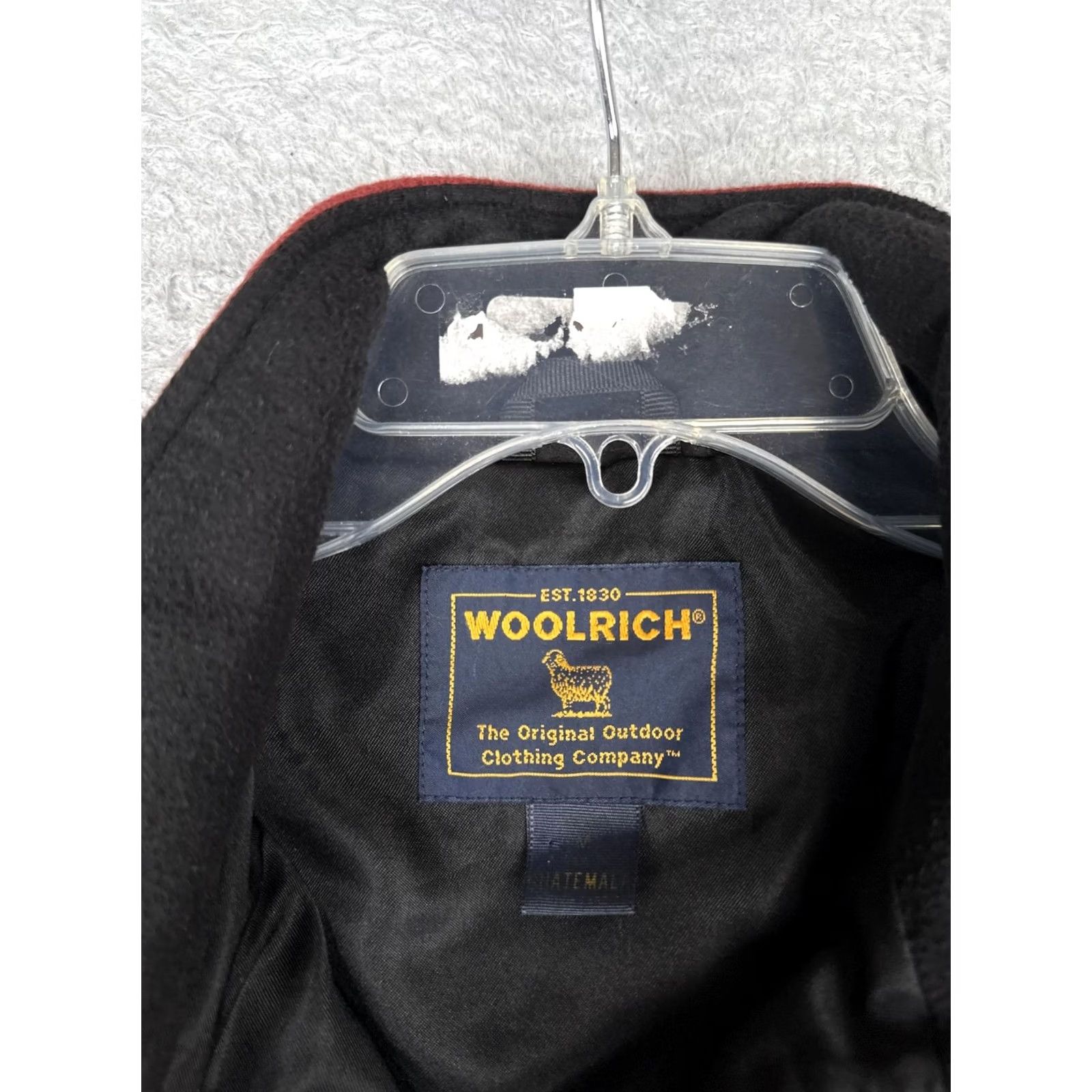 Vintage Woolrich Jacket Women Small Red Fleece Full Zip Lined Outdoor Hiking Casual Warm Size S / US 4 / IT 40 - 6 Thumbnail