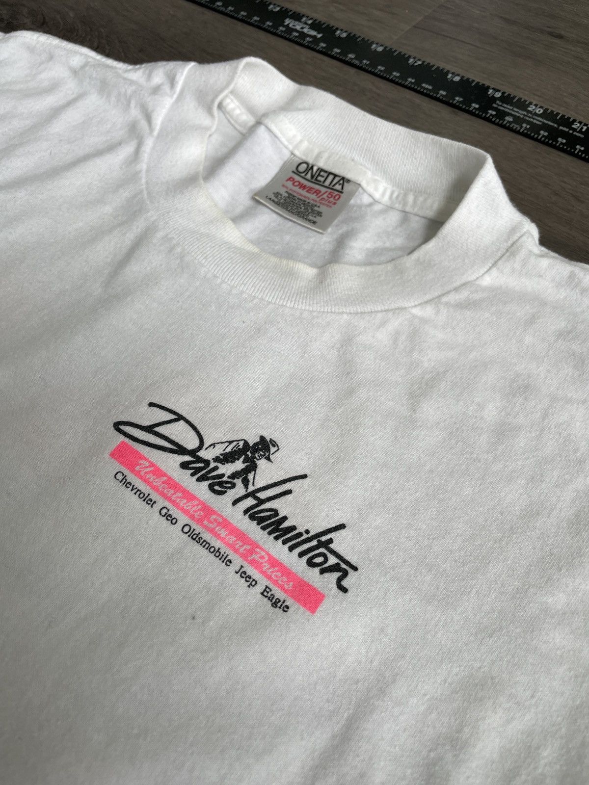 Vintage Vintage “Dave Hamilton - Jeep Promo” T-shirt (Sz. L) Size US L / EU 52-54 / 3 - 5 Thumbnail