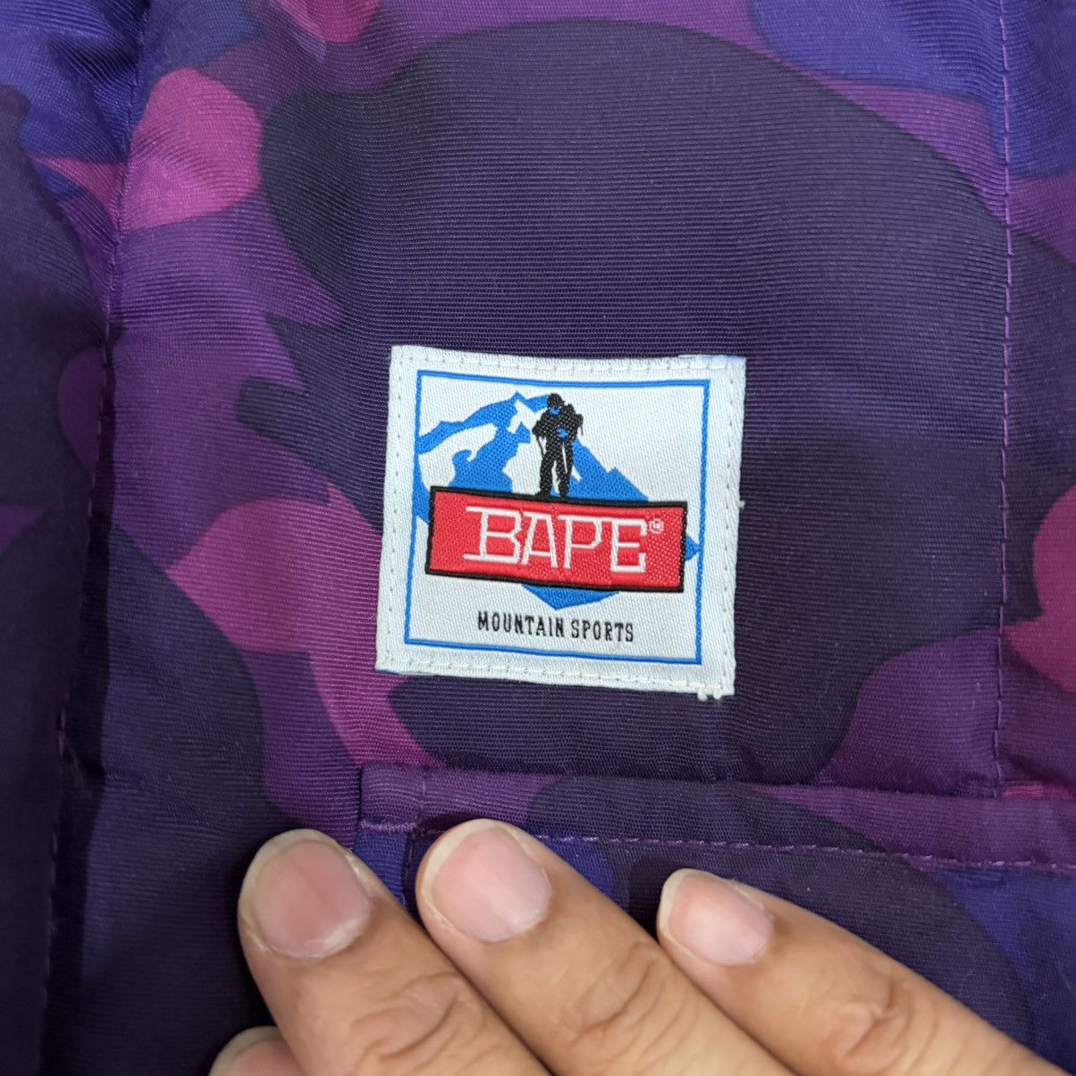 Bape Bape 1st.camo Jacket down puffer"mountain sports" Size US L / EU 52-54 / 3 - 3 Thumbnail