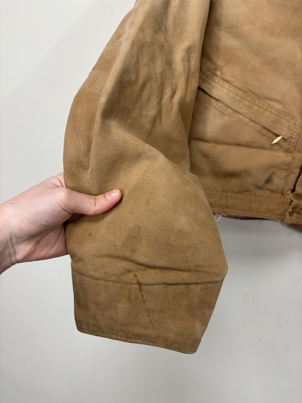 Carhartt Vintage Carhartt 1990s Made In USA Work Boxy Cropped Jacket Size US M / EU 48-50 / 2 - 16 Thumbnail